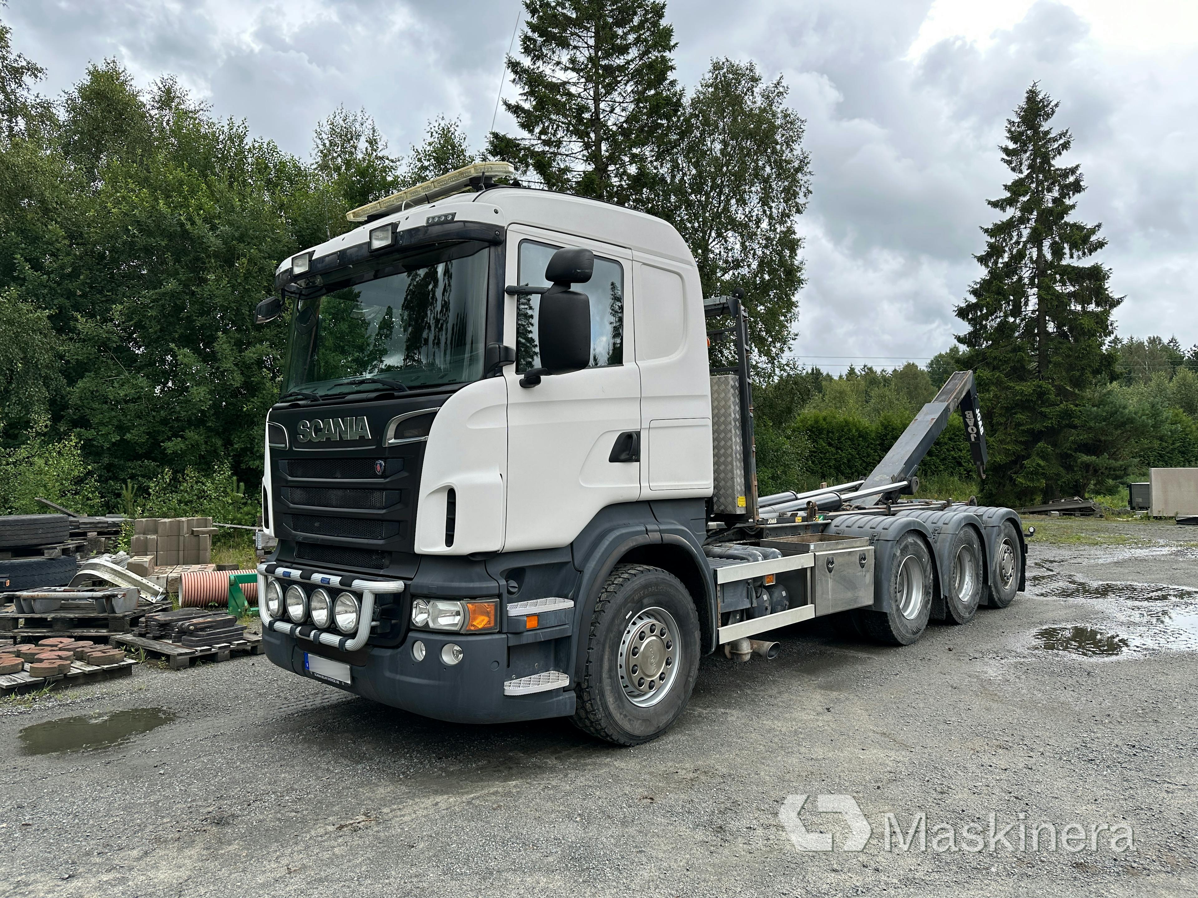 Lastväxlare Scania R560 8x4 Tridem V8
