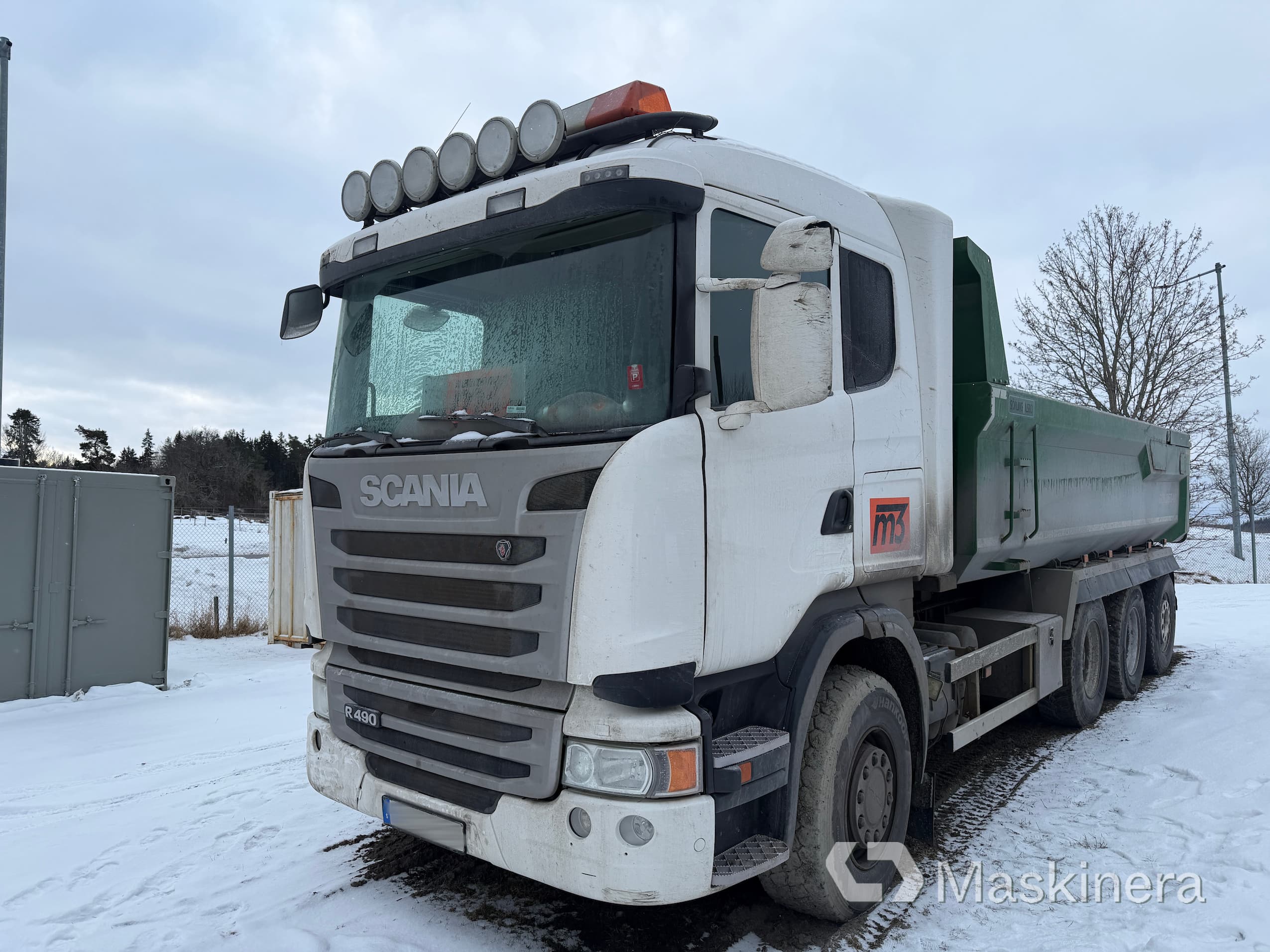 Tippbil Scania R490 8x4*4