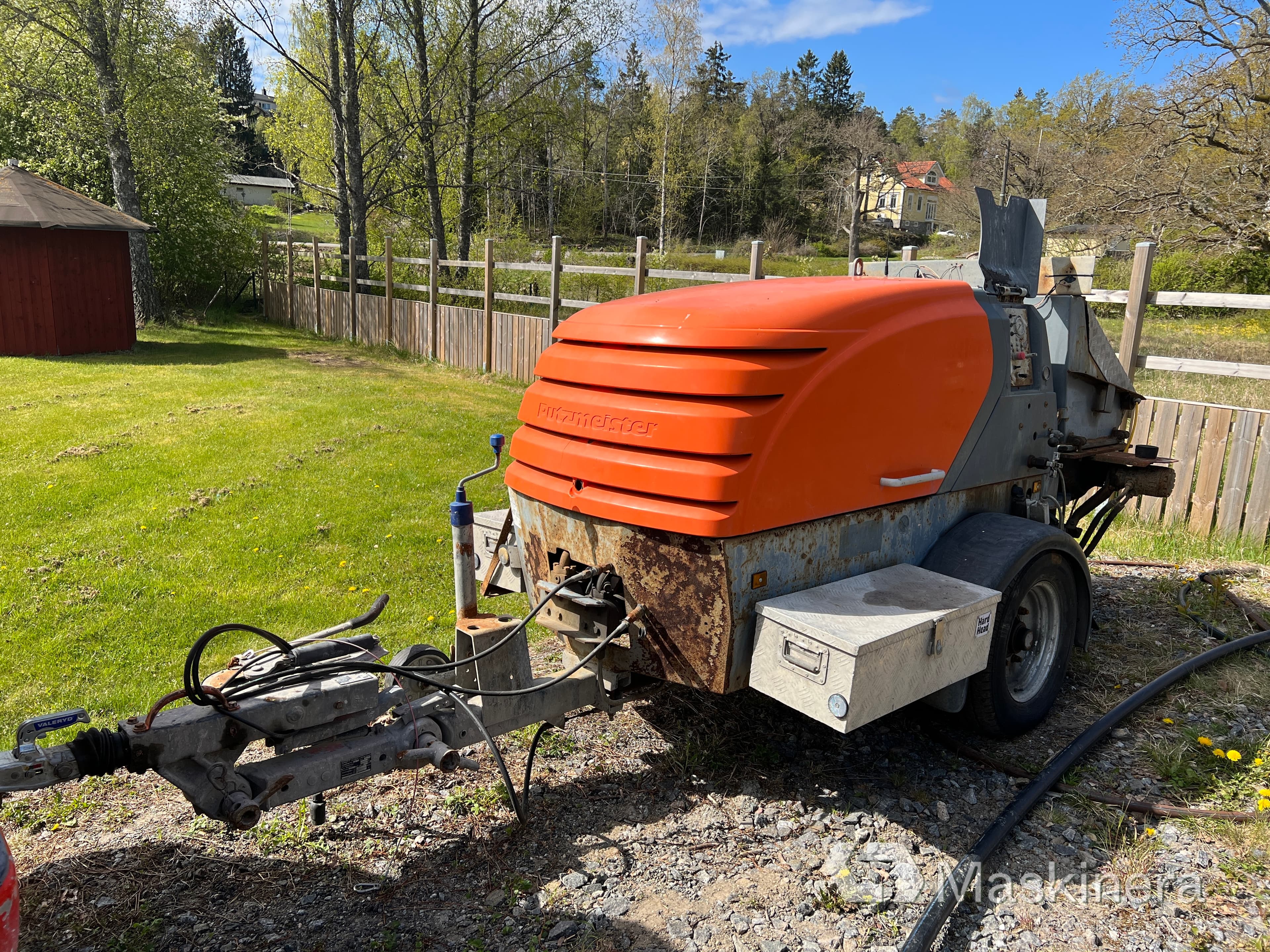 Betongpump Släpvagn Putzmeister P718