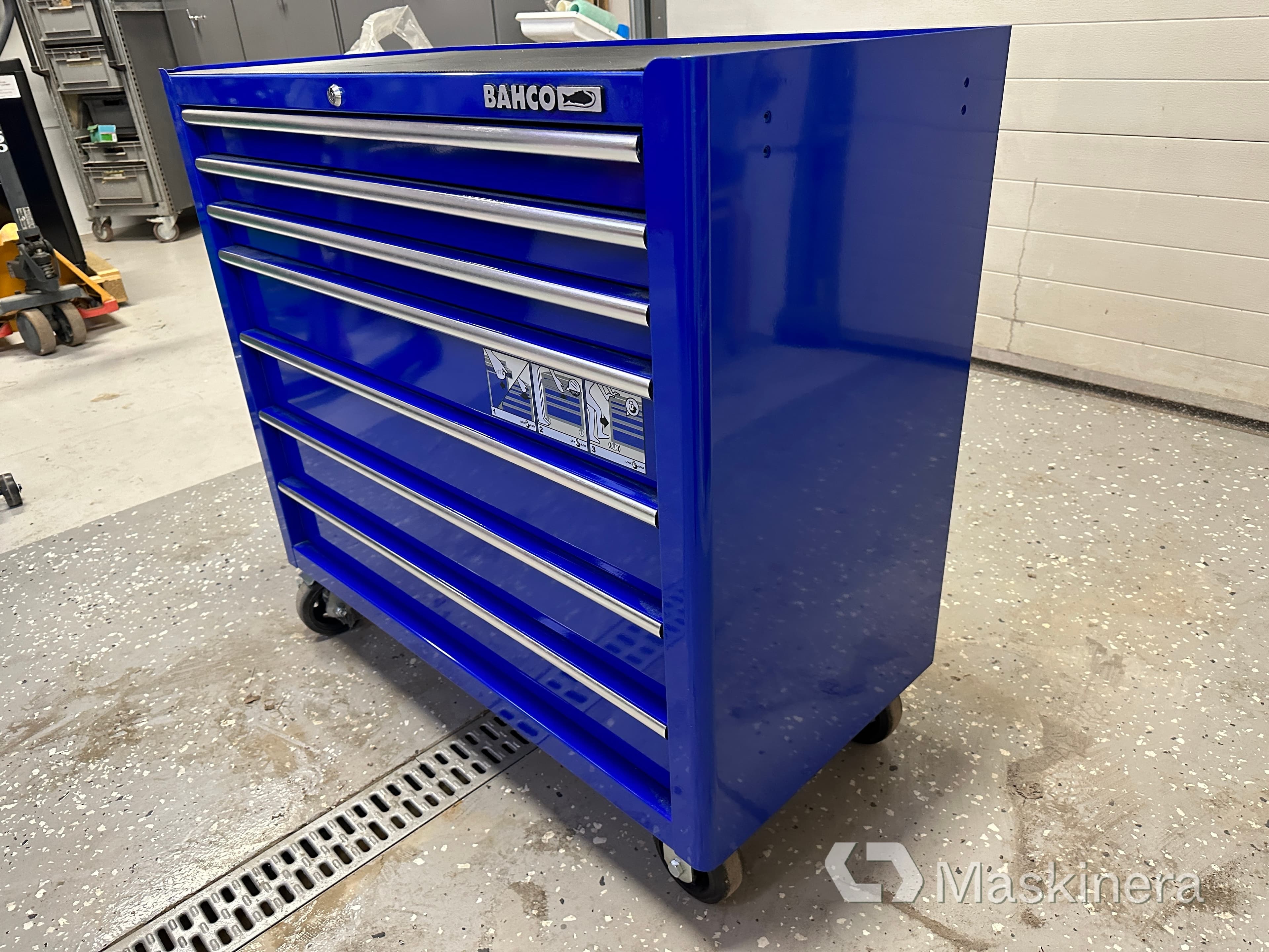 Verktygsvagn Bacho 1475KXL7C Blue med verktyg