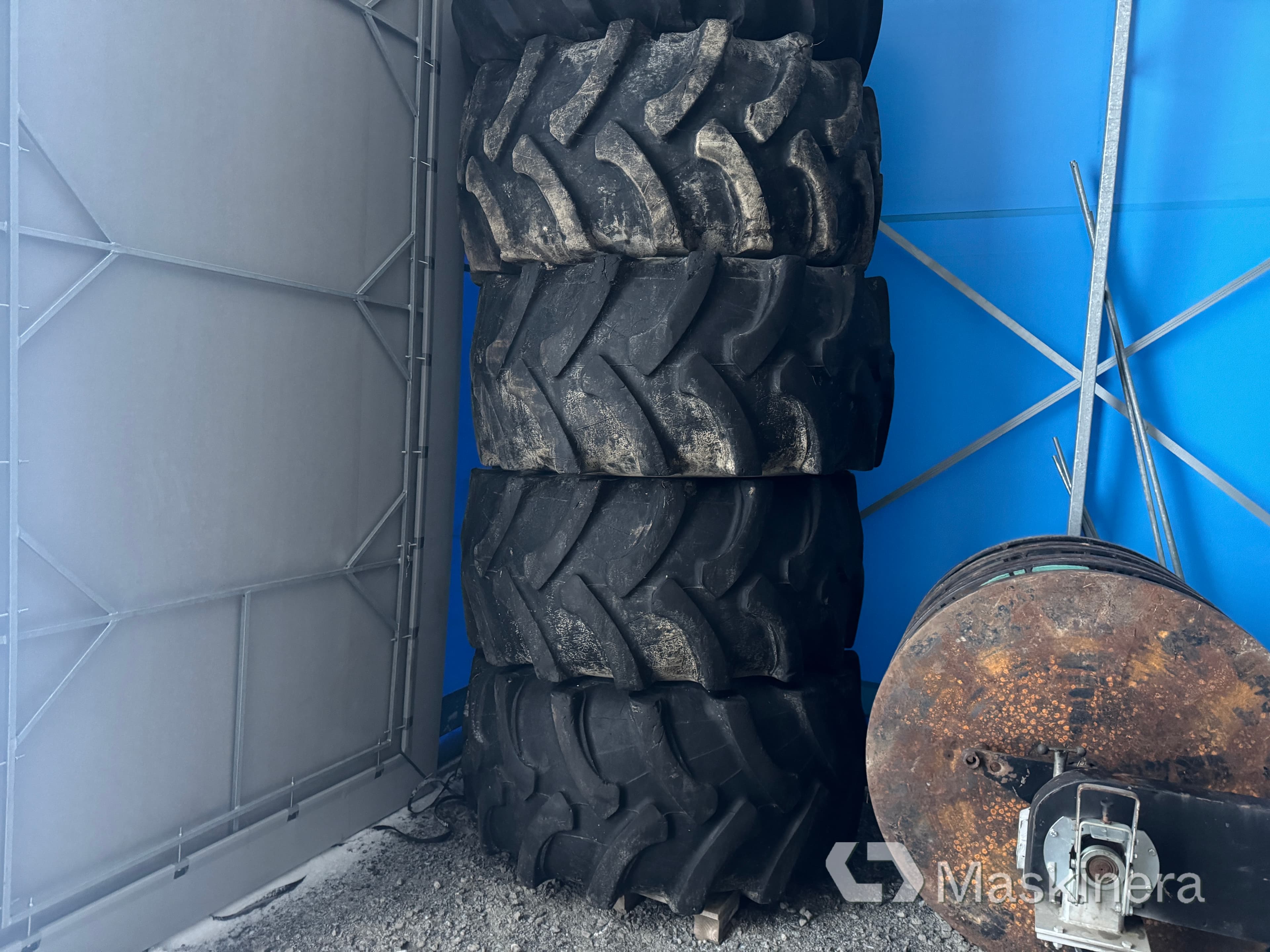 Entreprenadhjul till Huddig, Trelleborg 710/55-34 LS2