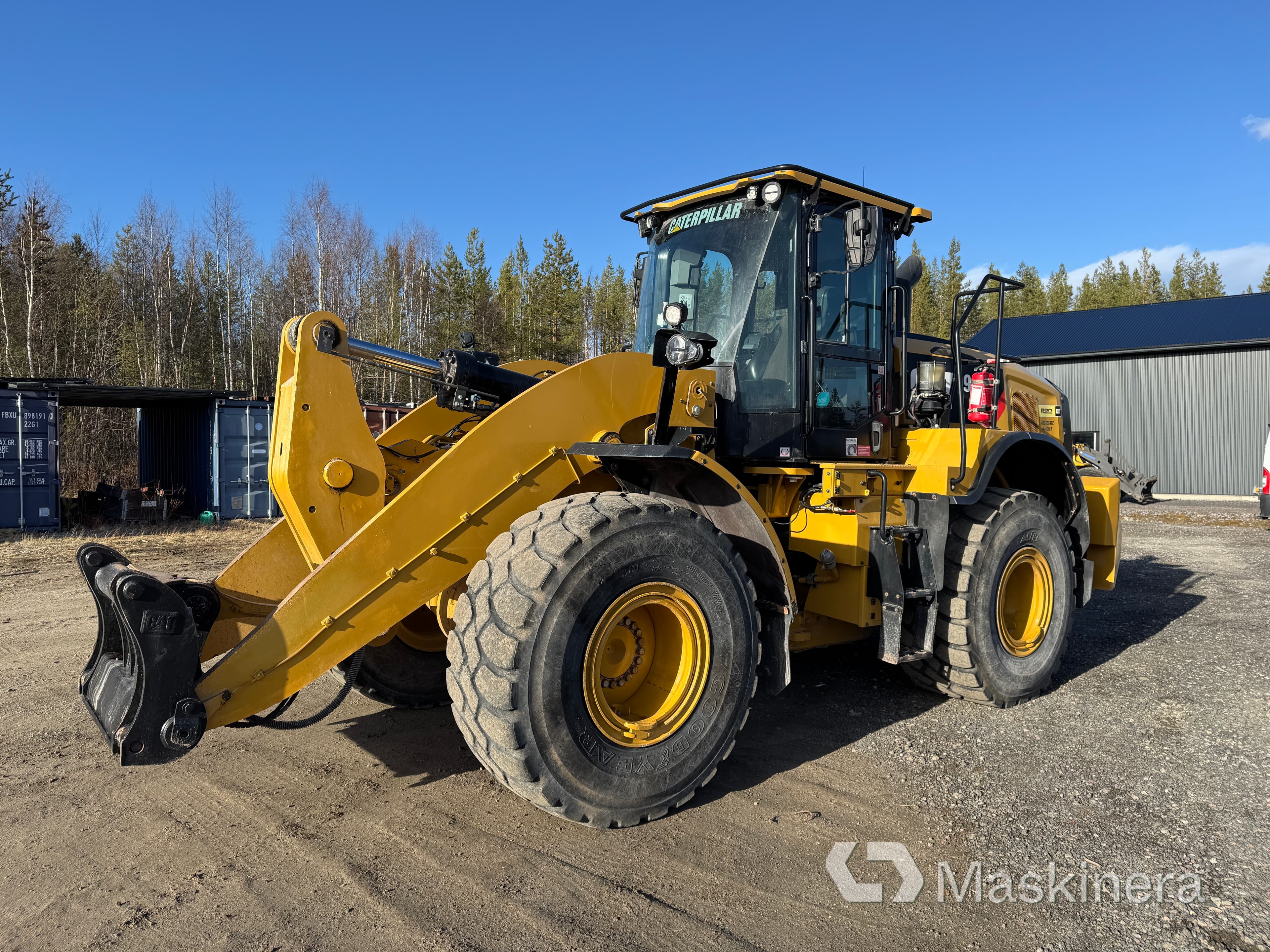 Hjullastare Cat 962M med skopa
