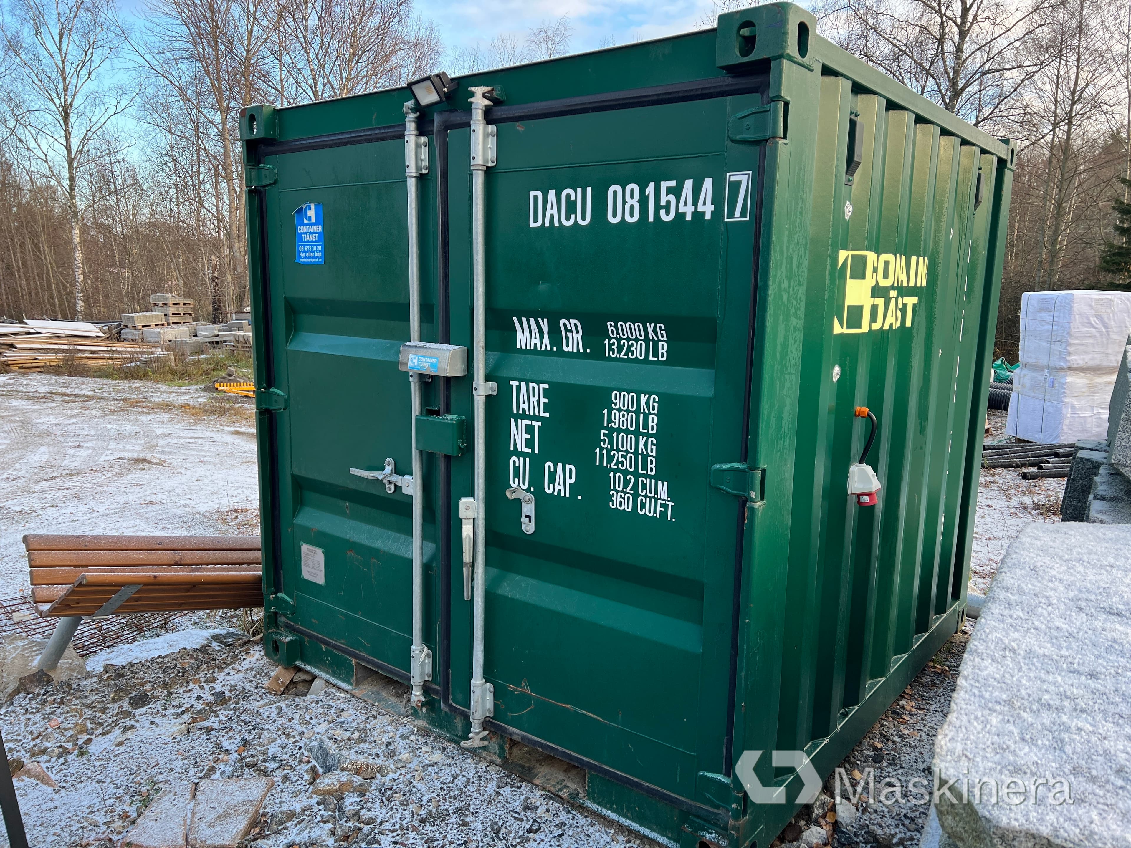 Förrådscontainer 10´ Containertjänst