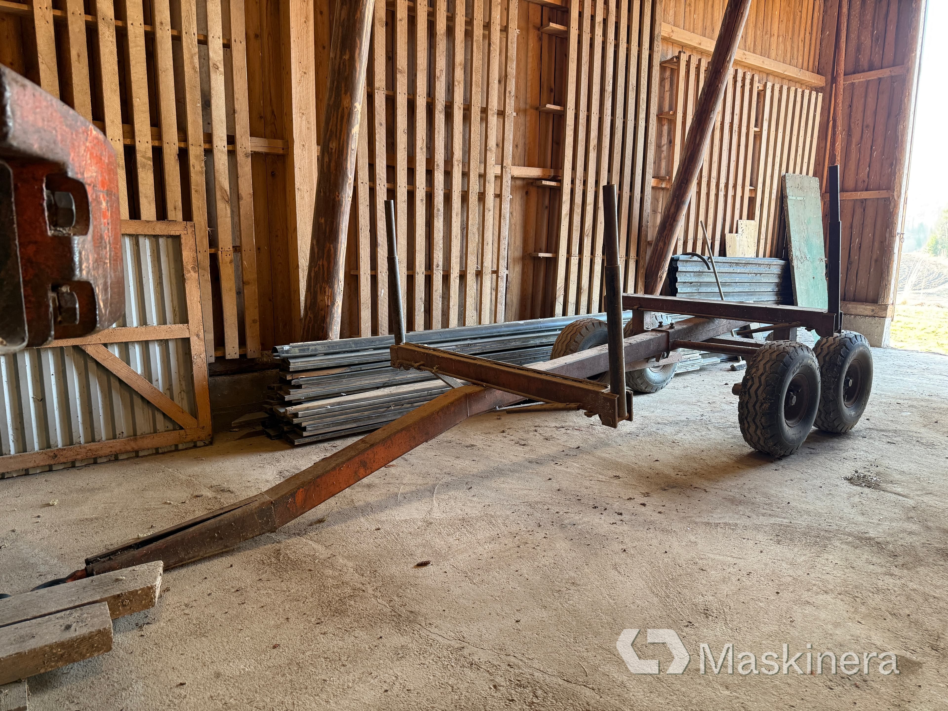 Skogskärra med Vajerkran