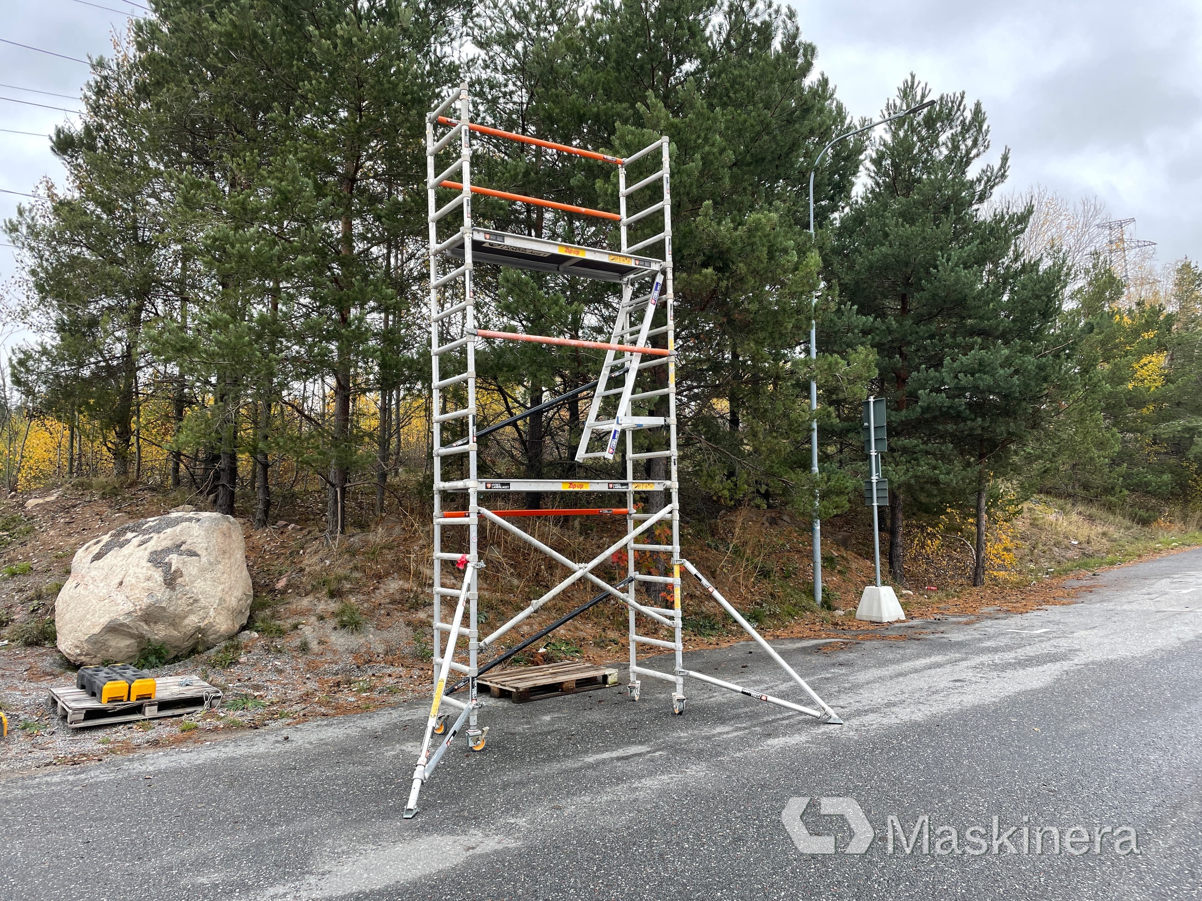 Rullställning 4 meter Zip-Up