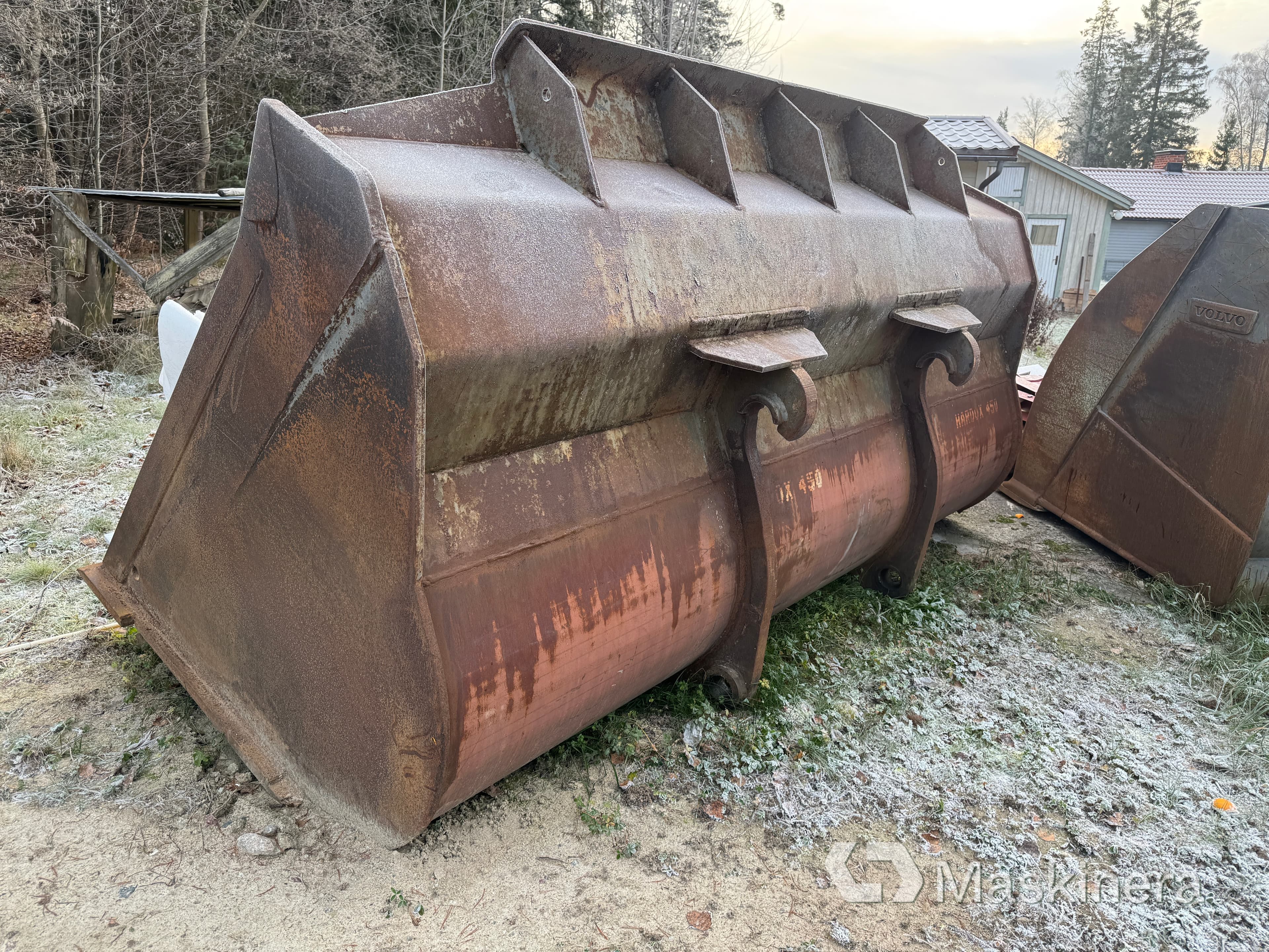 Hjullastarskopa Hardox botten