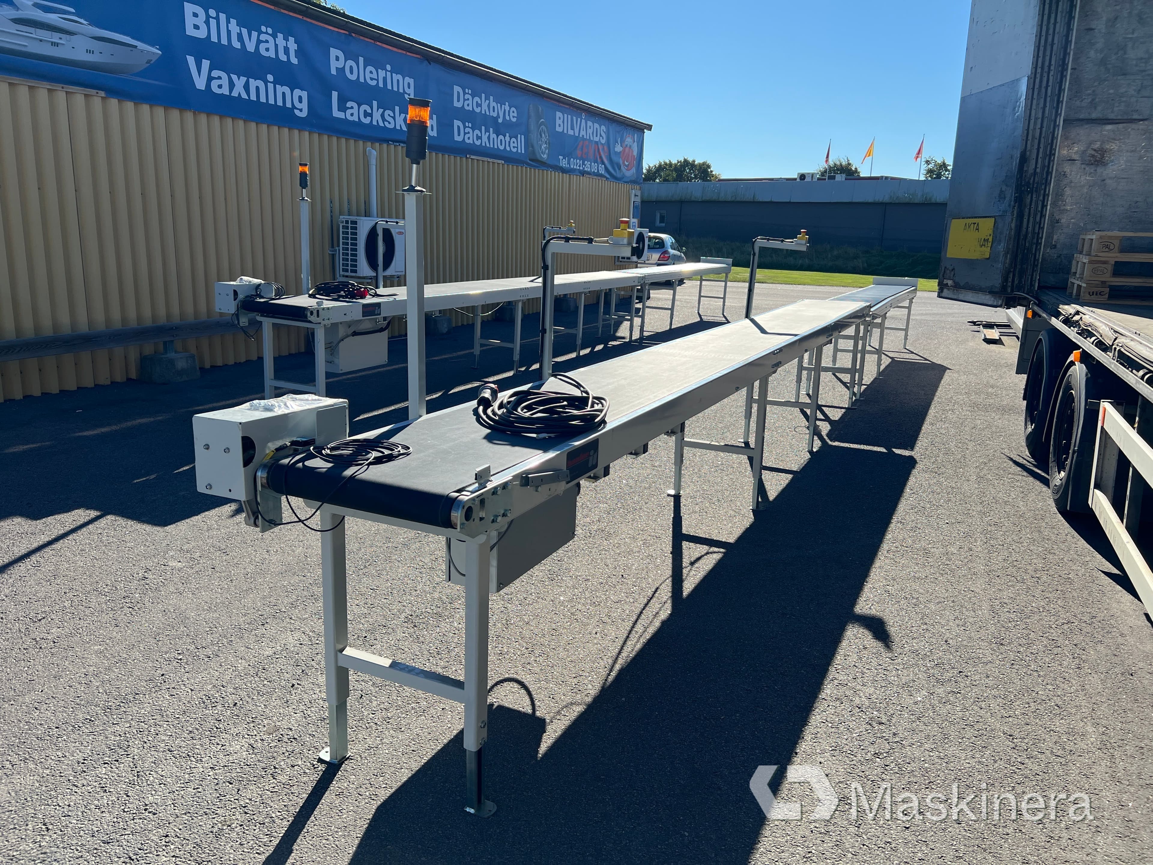 Transportband med rullbana Hanter 10,9 m