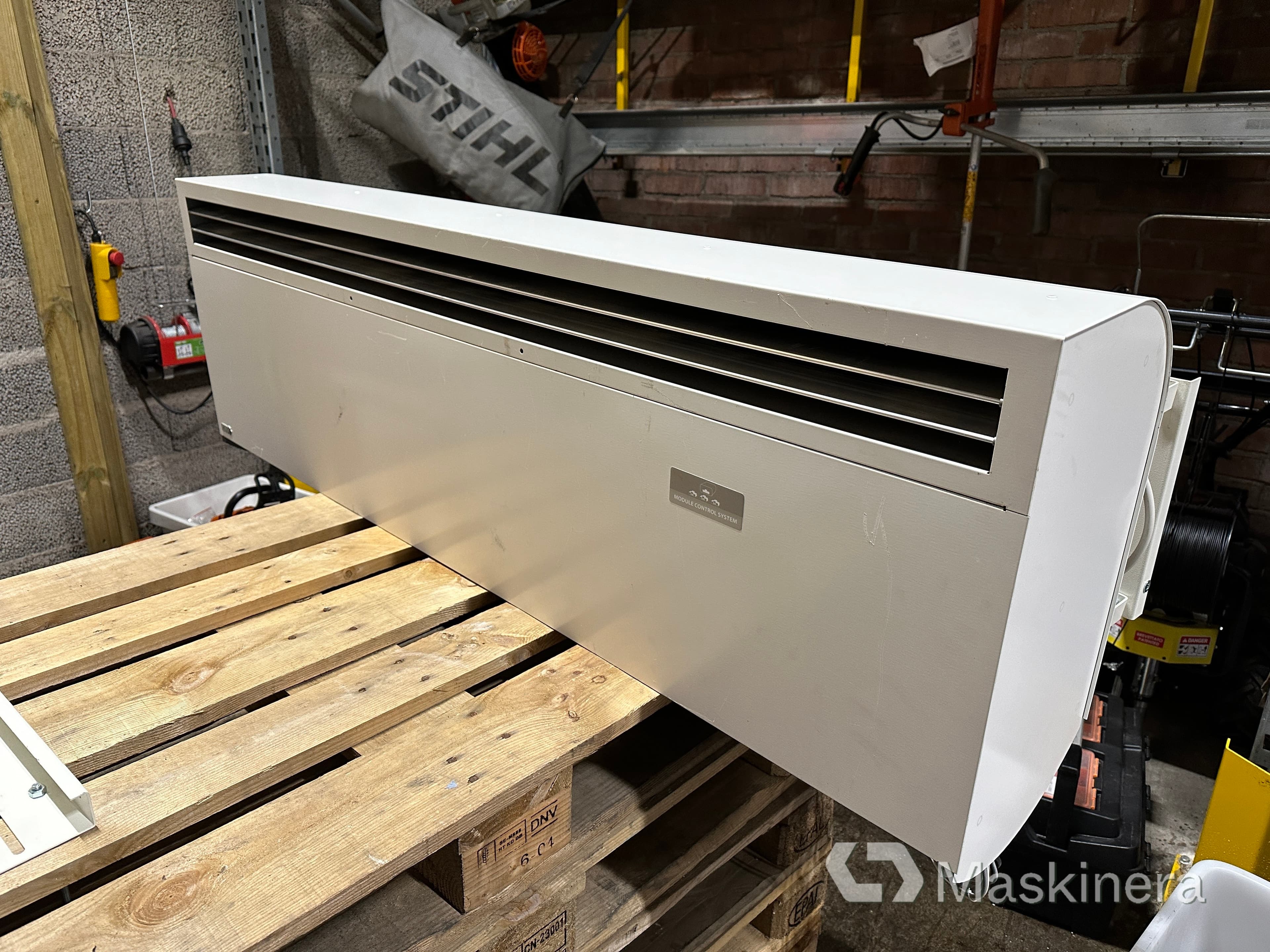 Luftridå Industriport Standesse Vattenvärmd