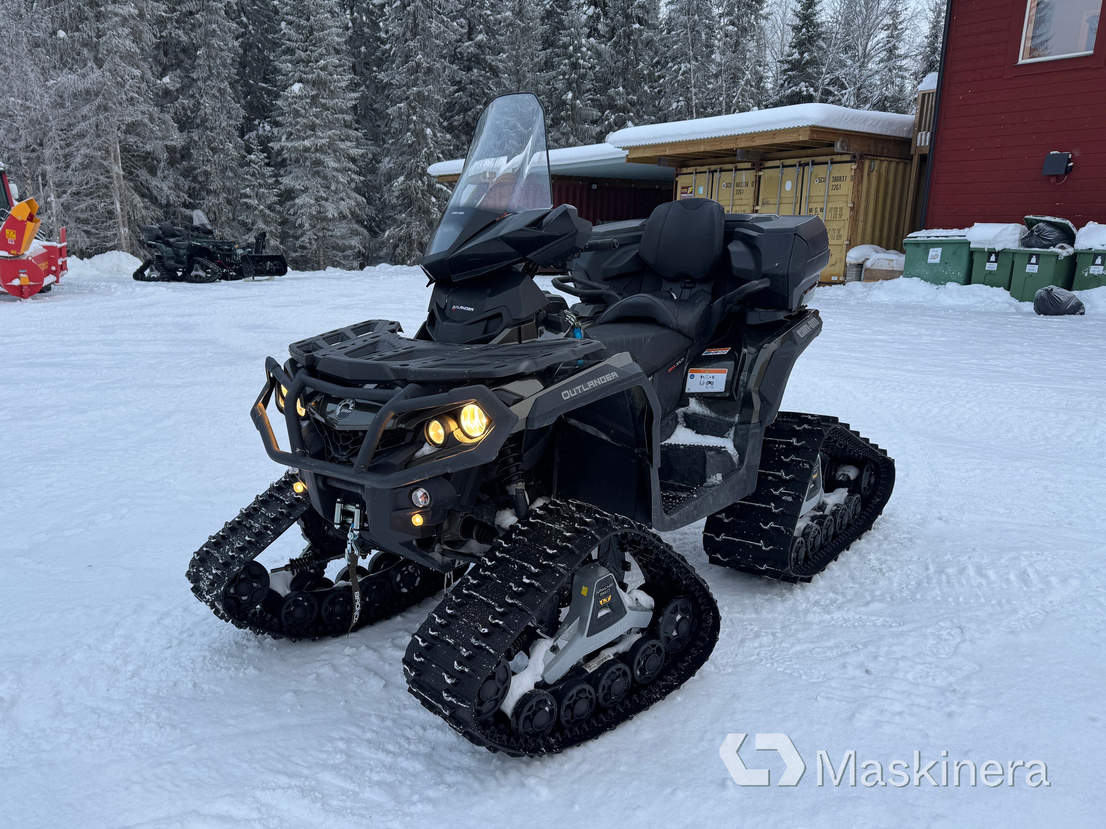 ATV Can-Am outlander 4x4 650 bandsats