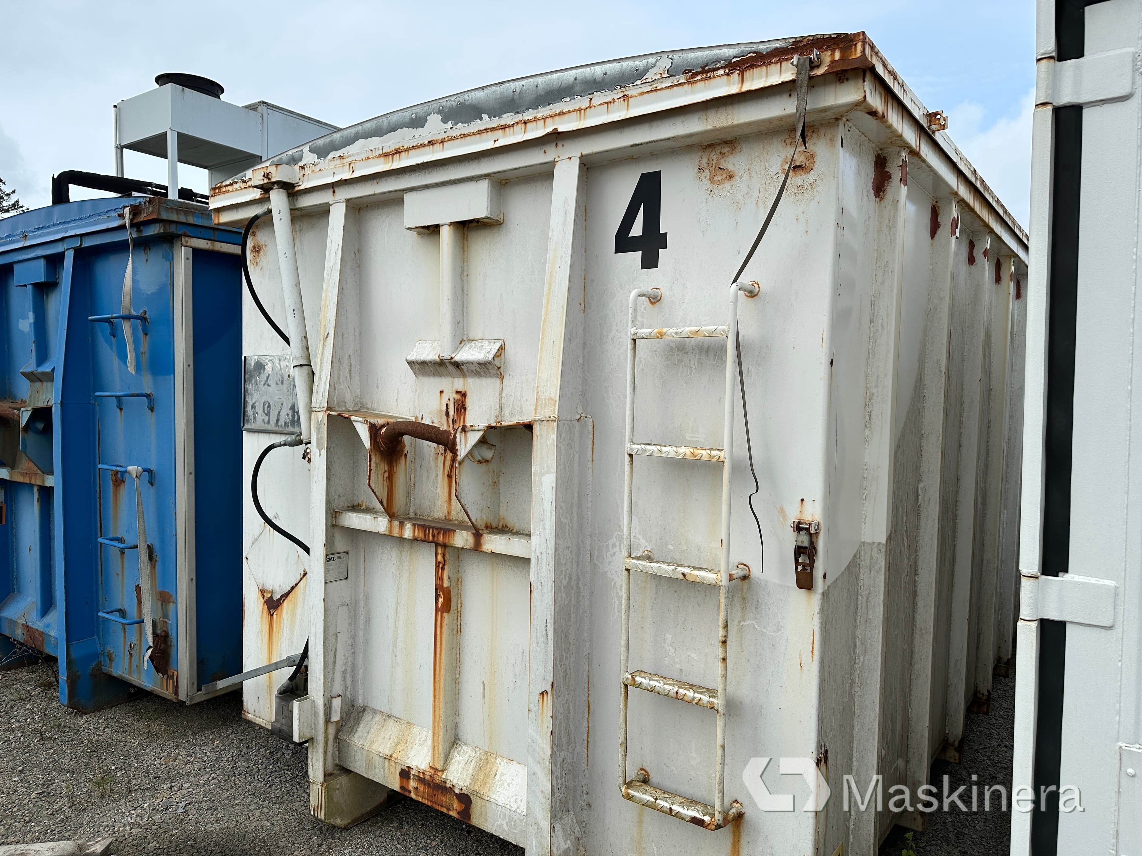 Lastväxlarcontainer CMT ALR 12 med hydrauliskt lock