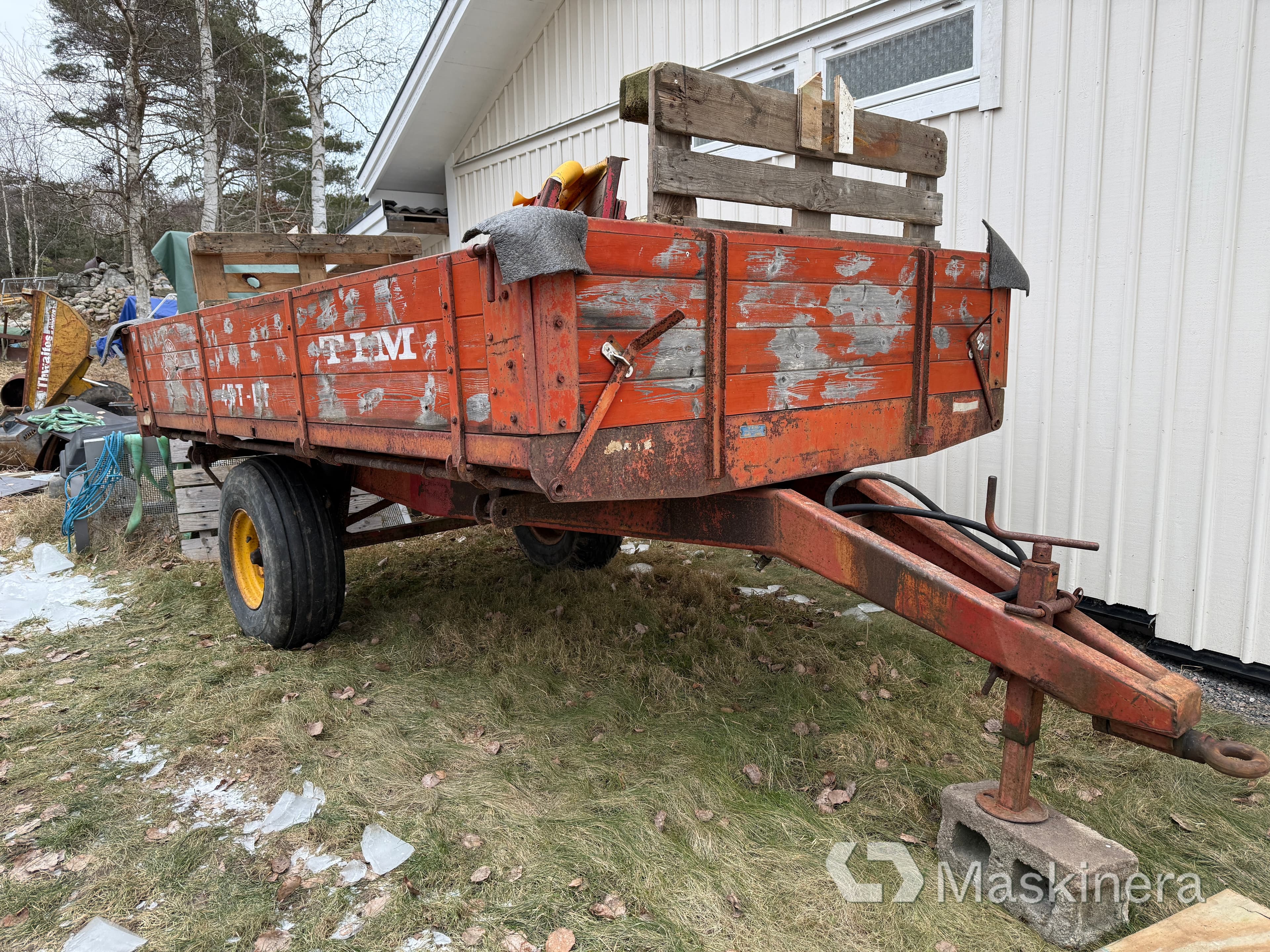 Tippvagn till traktor TIM Maskinfabrik