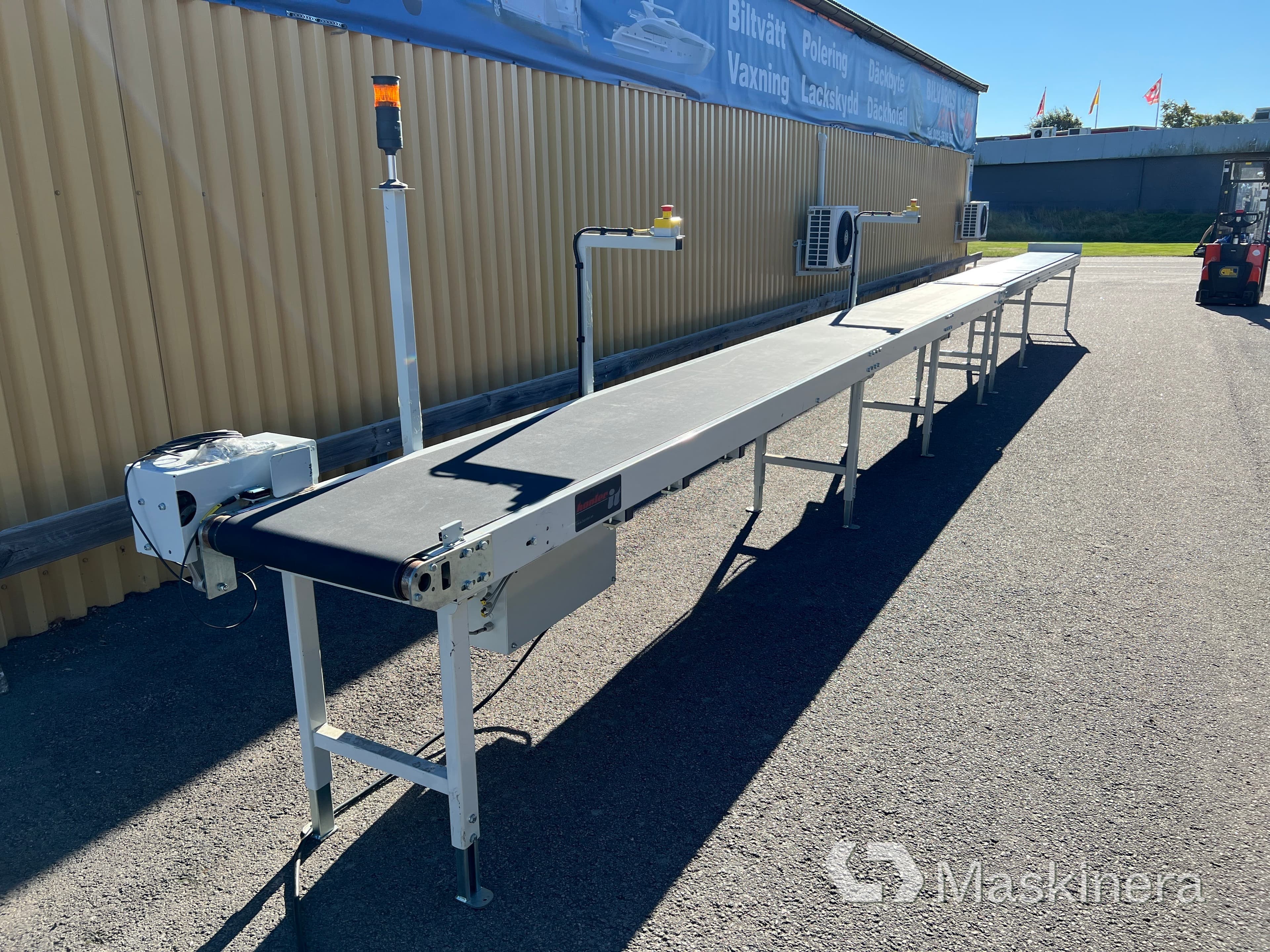 Transportband med rullbana Hanter 10,9 m