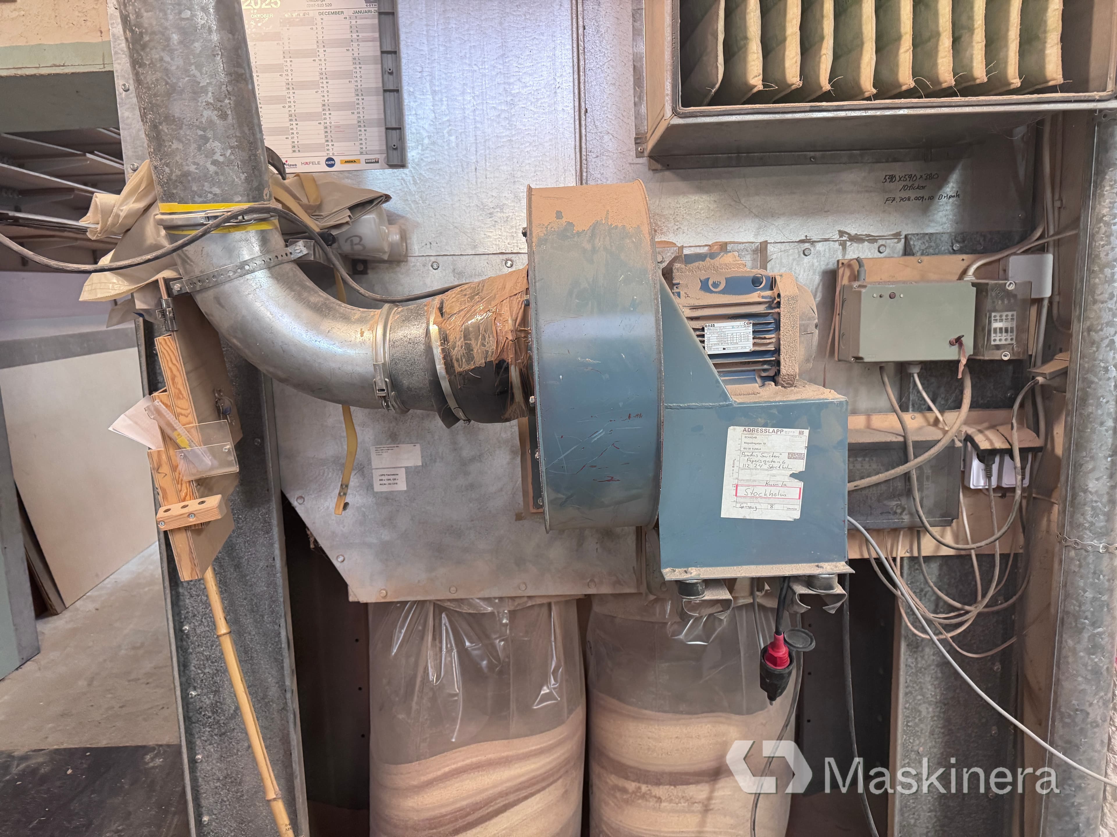 Spånsugsanläggning ABB