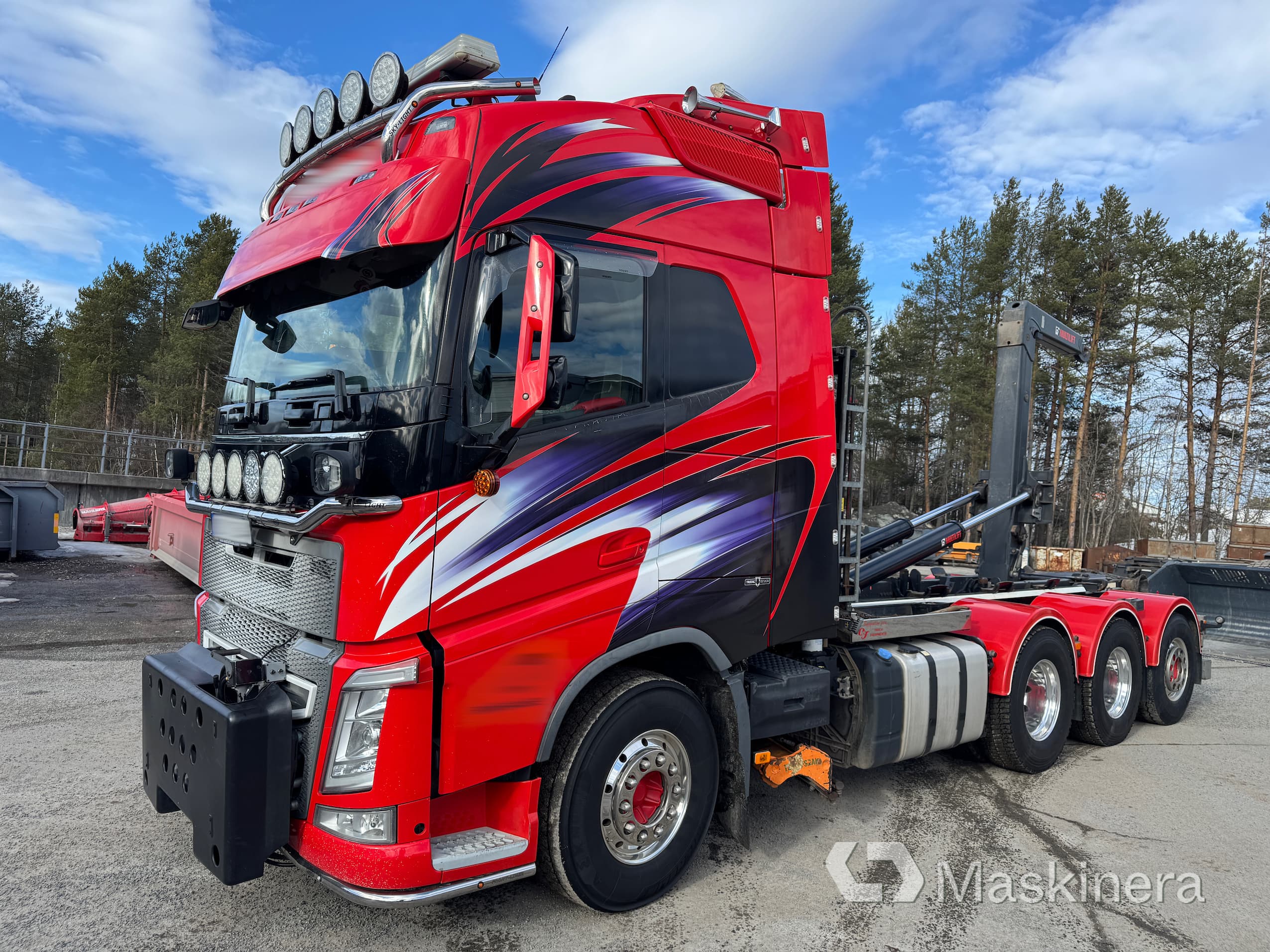 Lastväxlare Volvo FH 8*4 Asfalt & plogutrustad