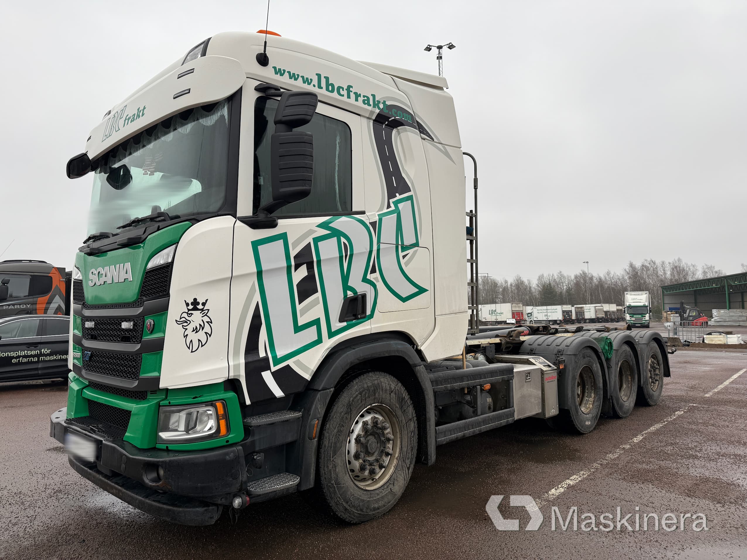 Lastväxlare Scania R500 tridem 