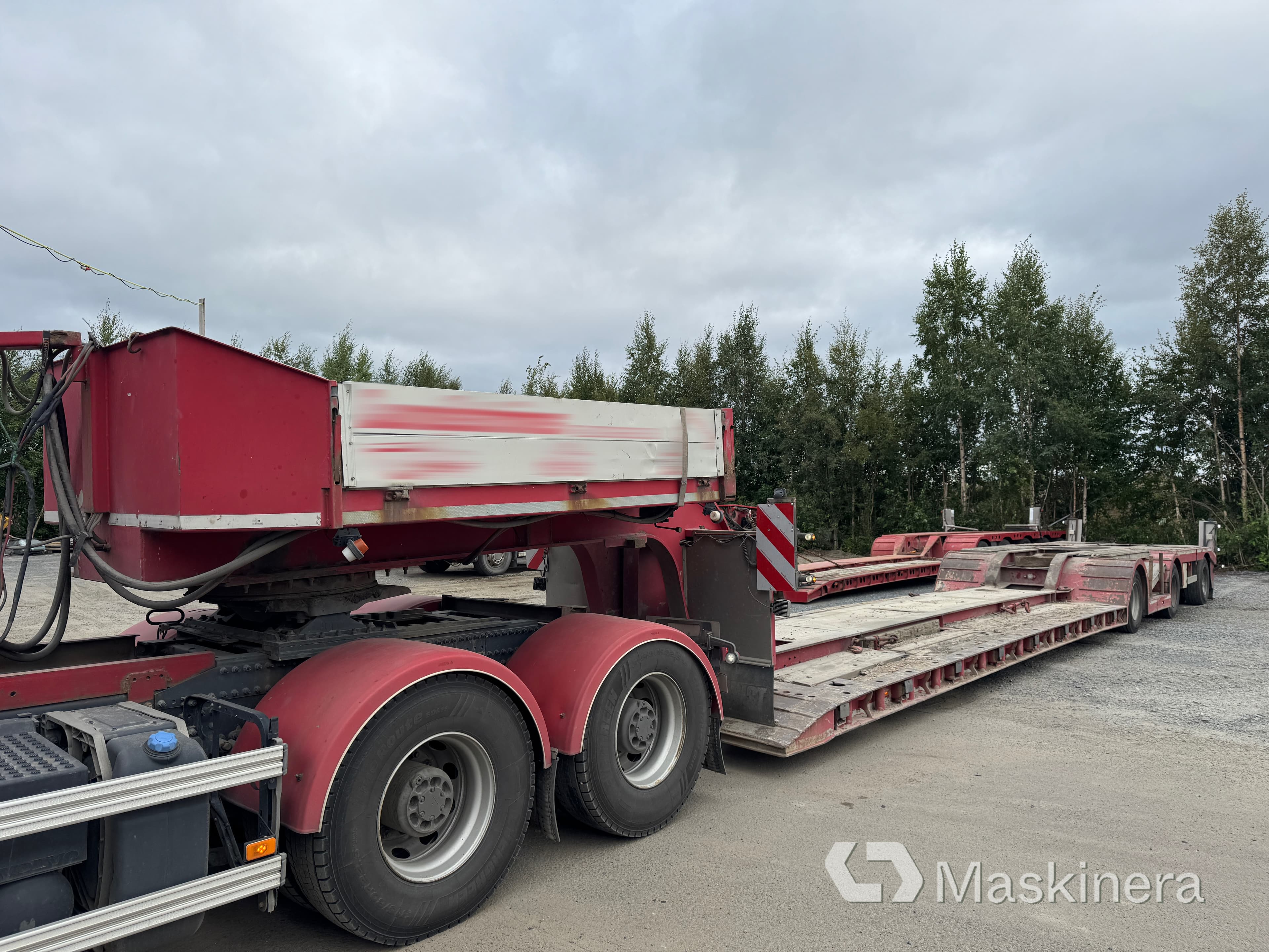 Maskintrailer Trailerteknik 3-axlad