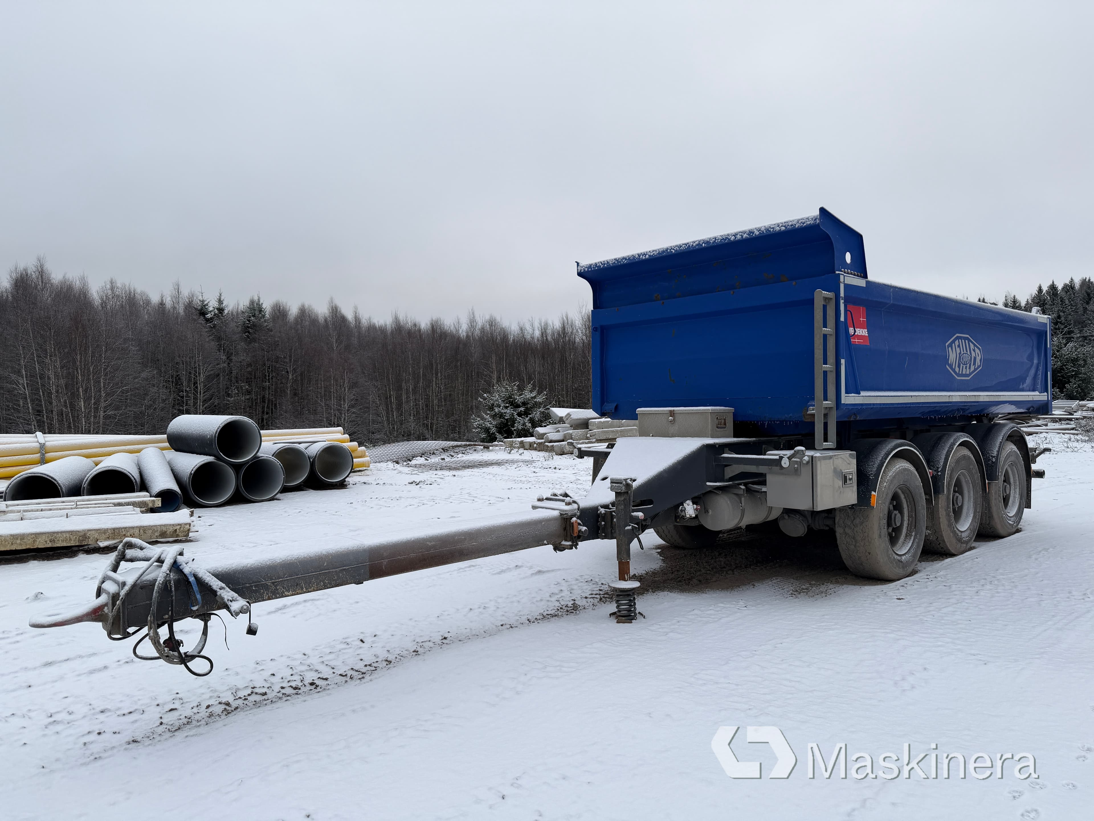 Tippkärra Kilafors 3-axlad