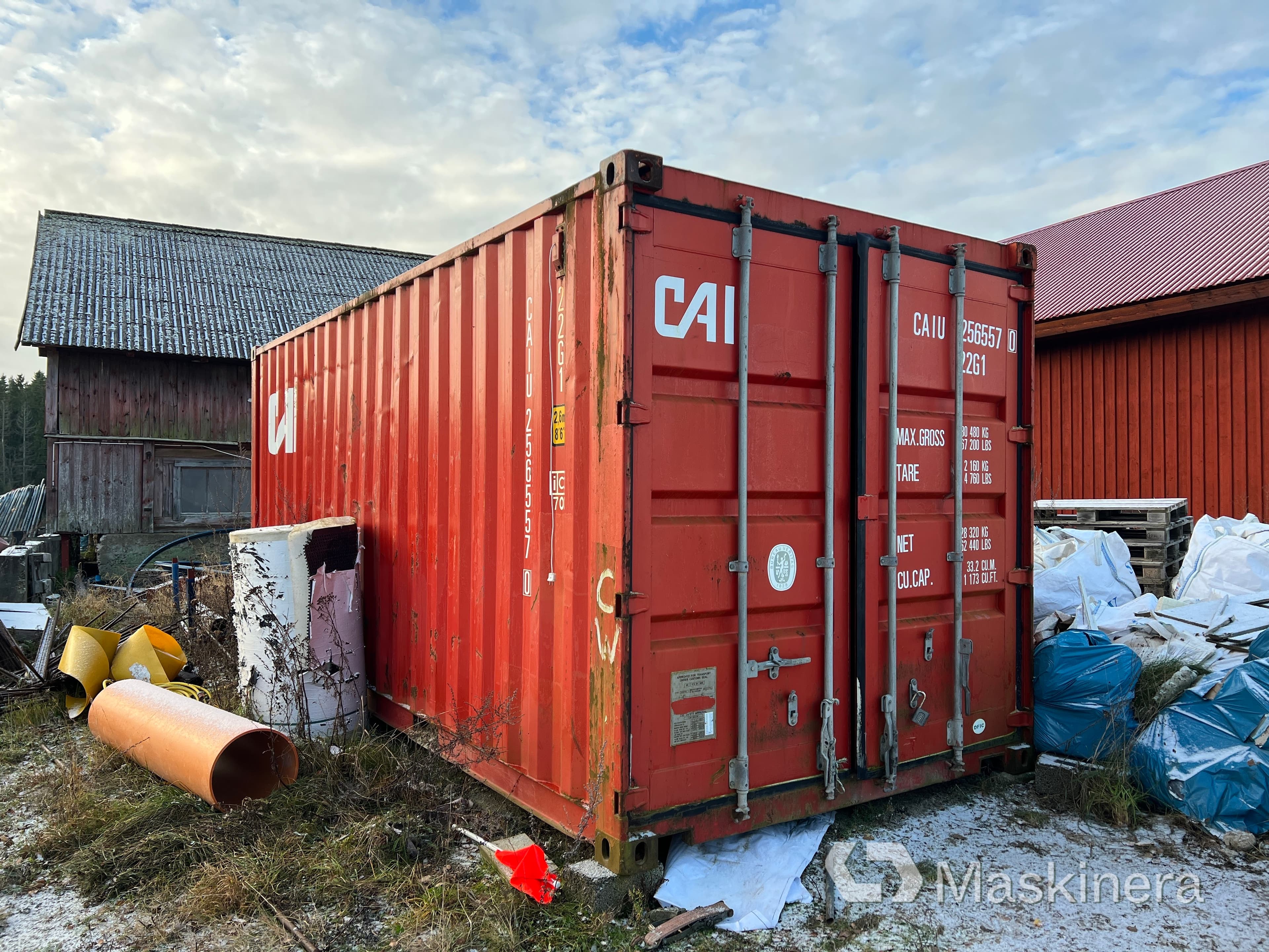 Förrådscontainer 20´