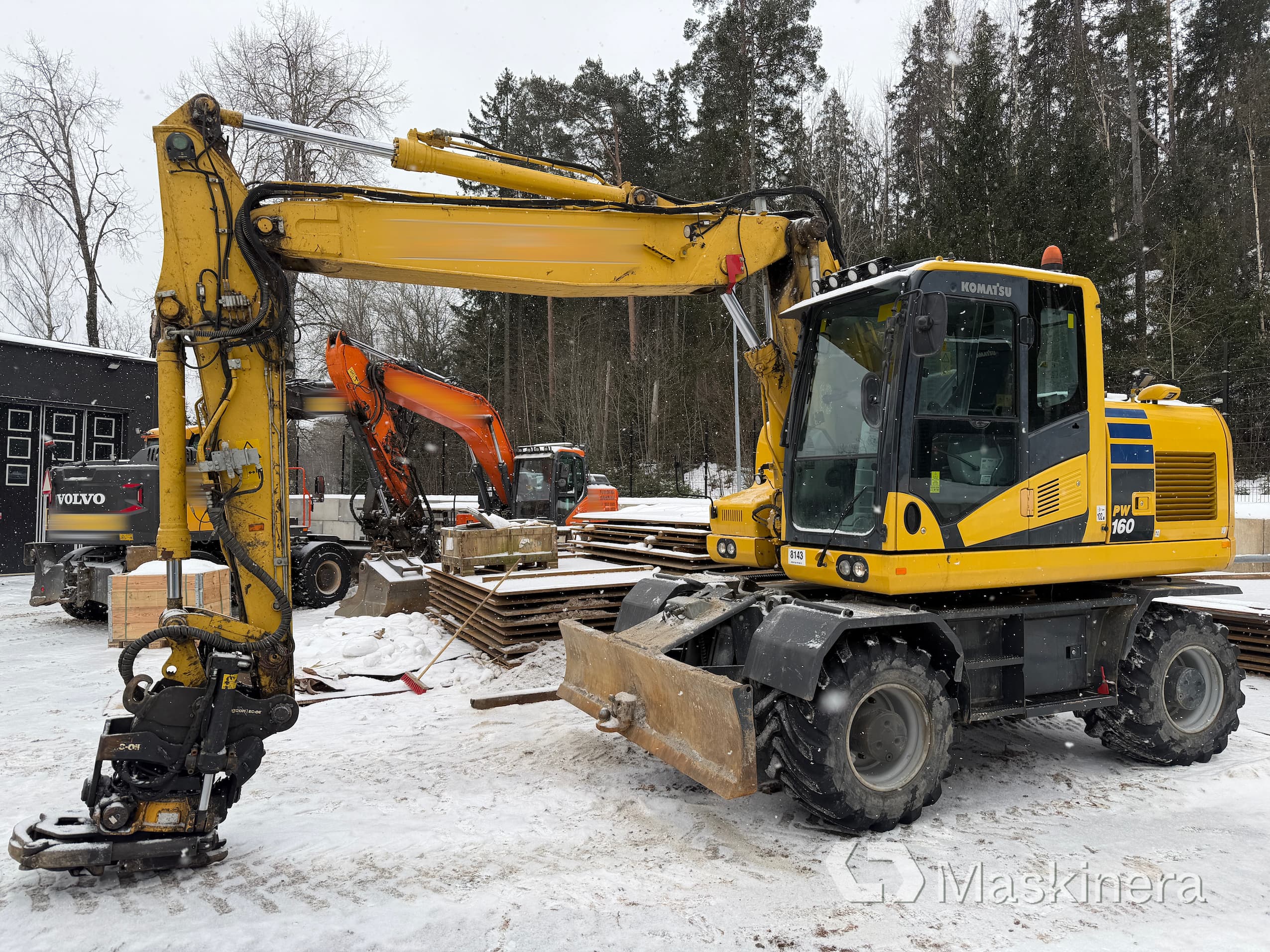 Hjulgrävare Komatsu PW160-11
