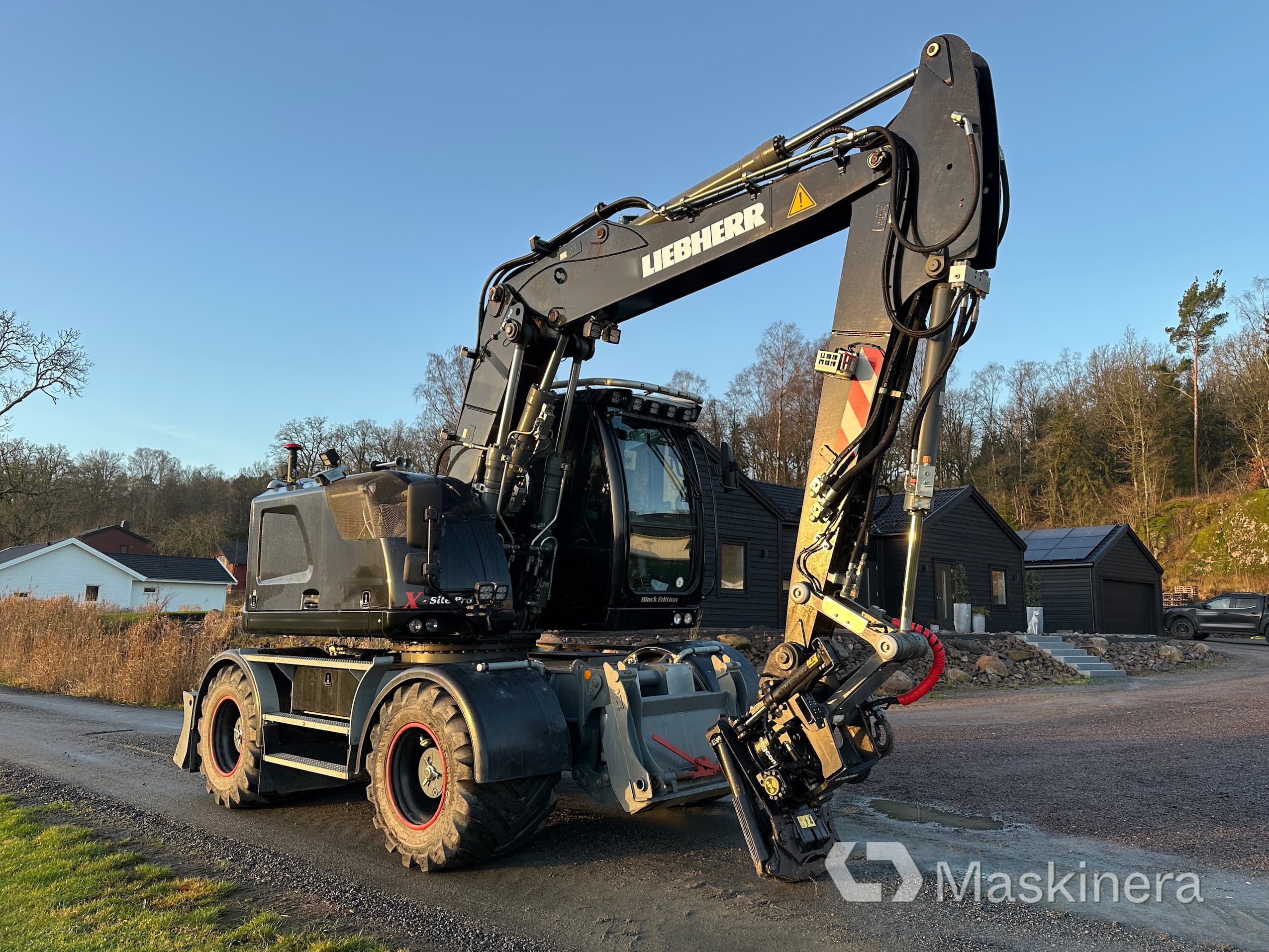 Hjulgrävare Liebherr A916 Compact Litronic med grävsystem