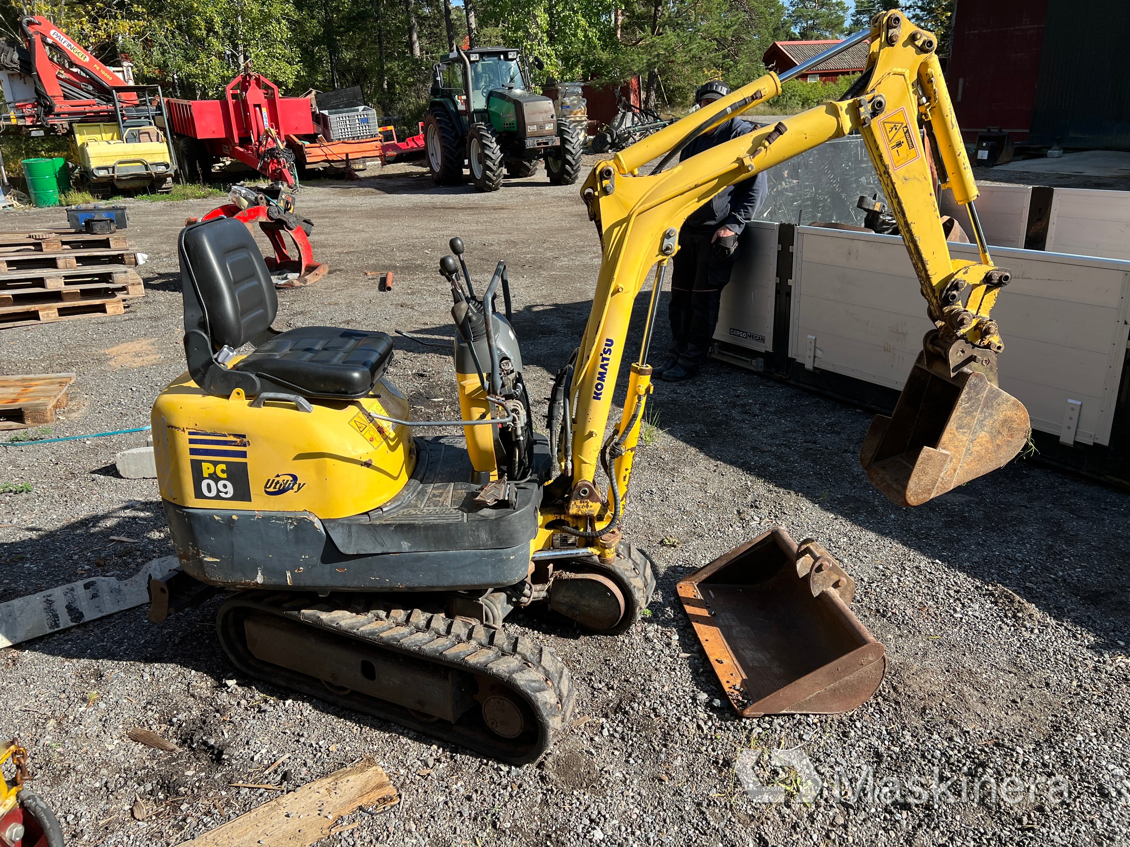 Minigrävare Komatsu PC09-1