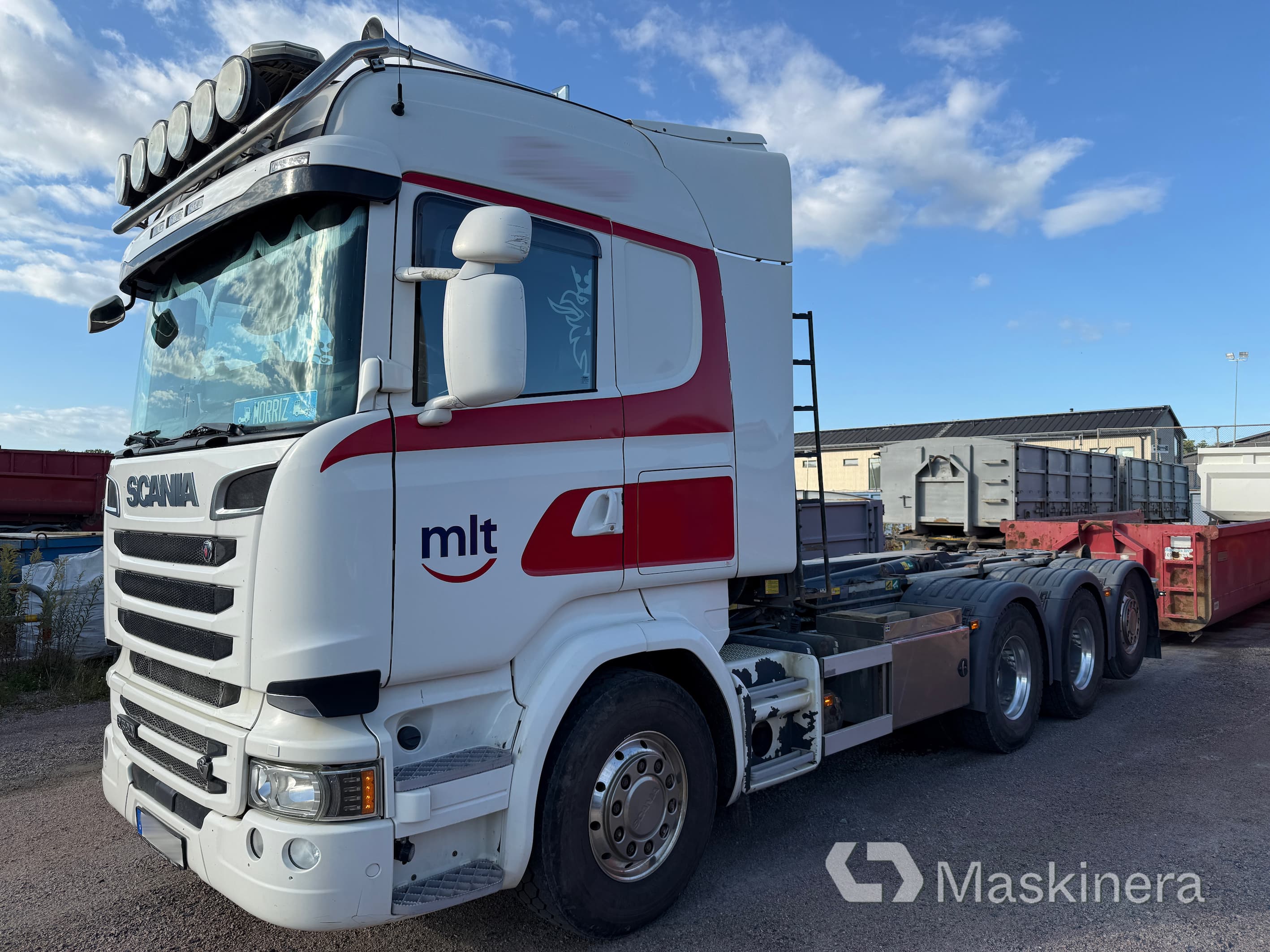 Lastväxlare Scania R580 8X4 Tridem