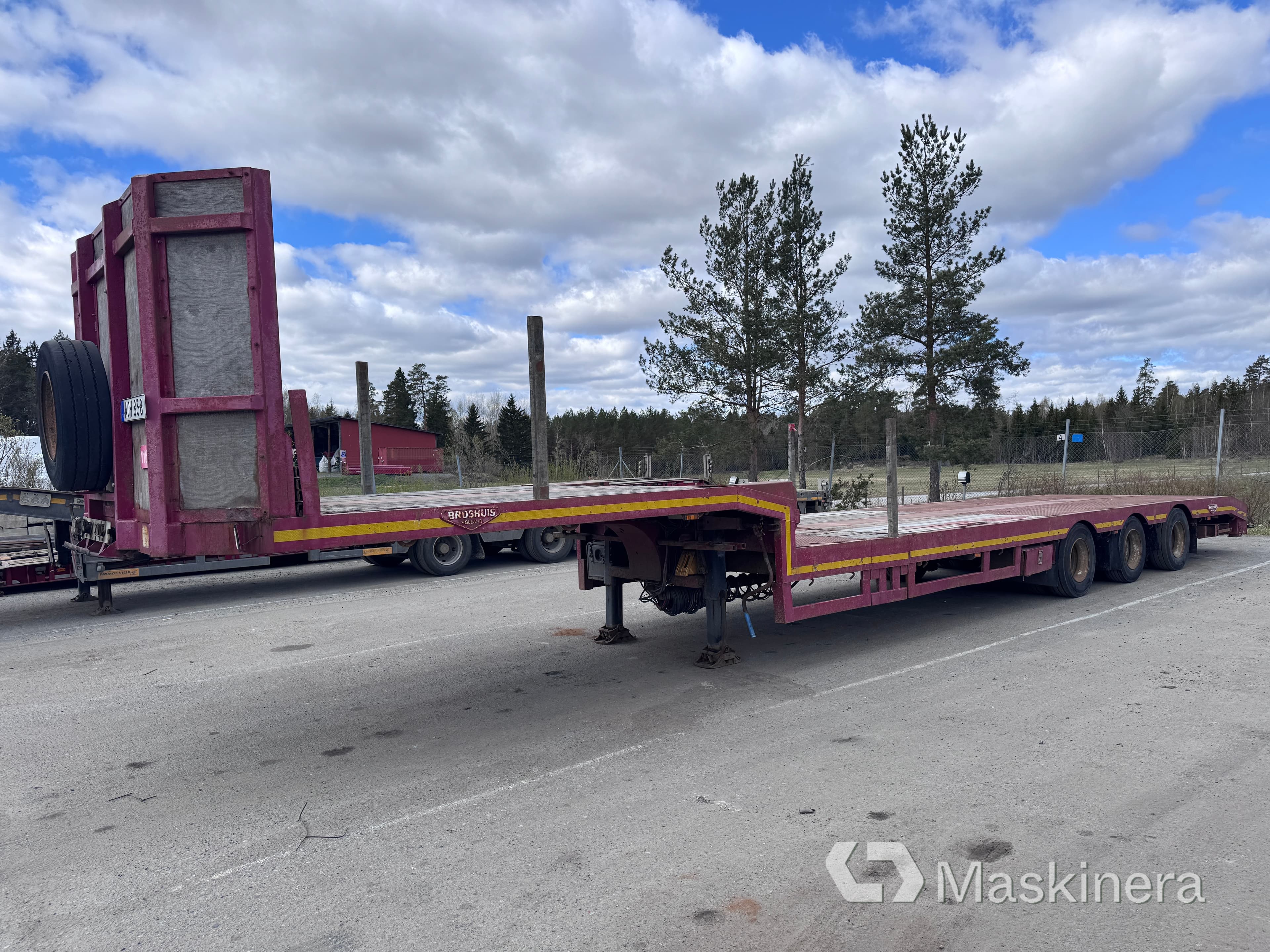 Maskintrailer Broshois E-2190/27
