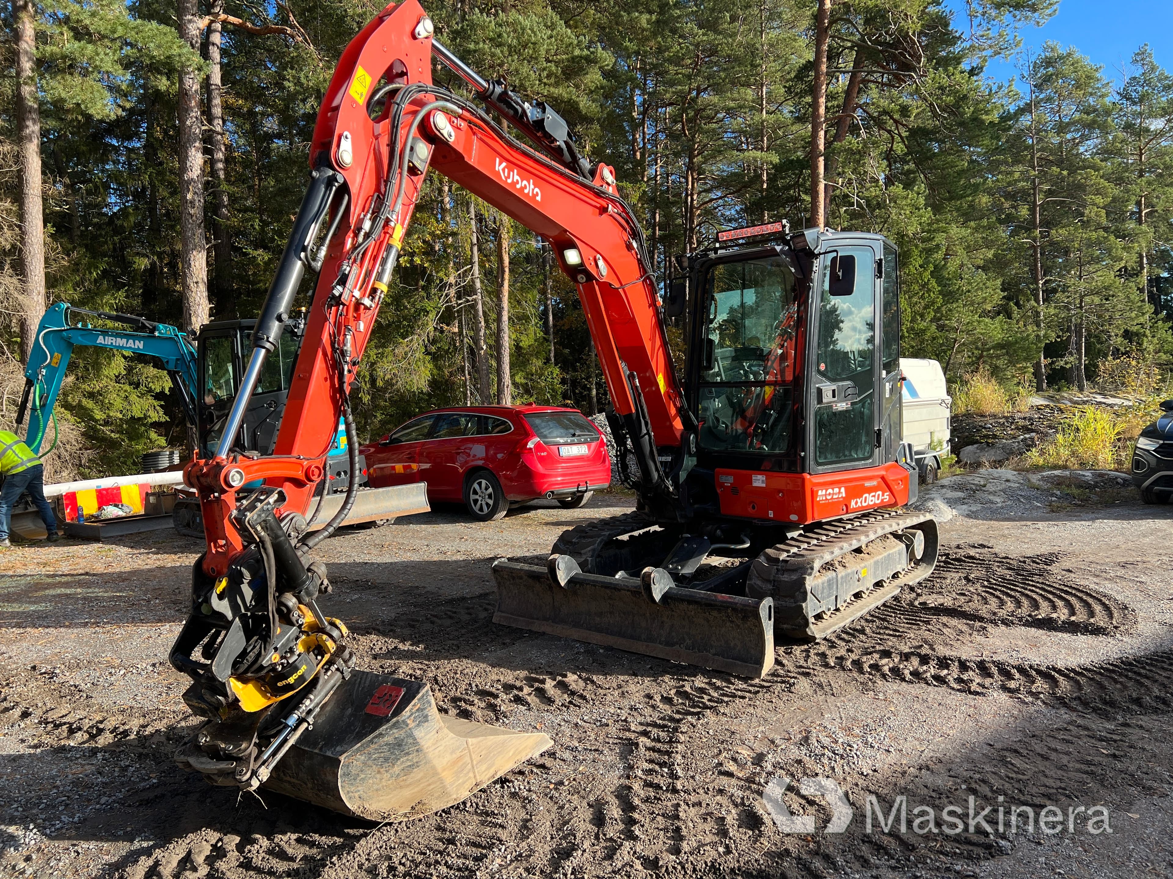 Grävmaskin Kubota KX060-5 med grävsystem