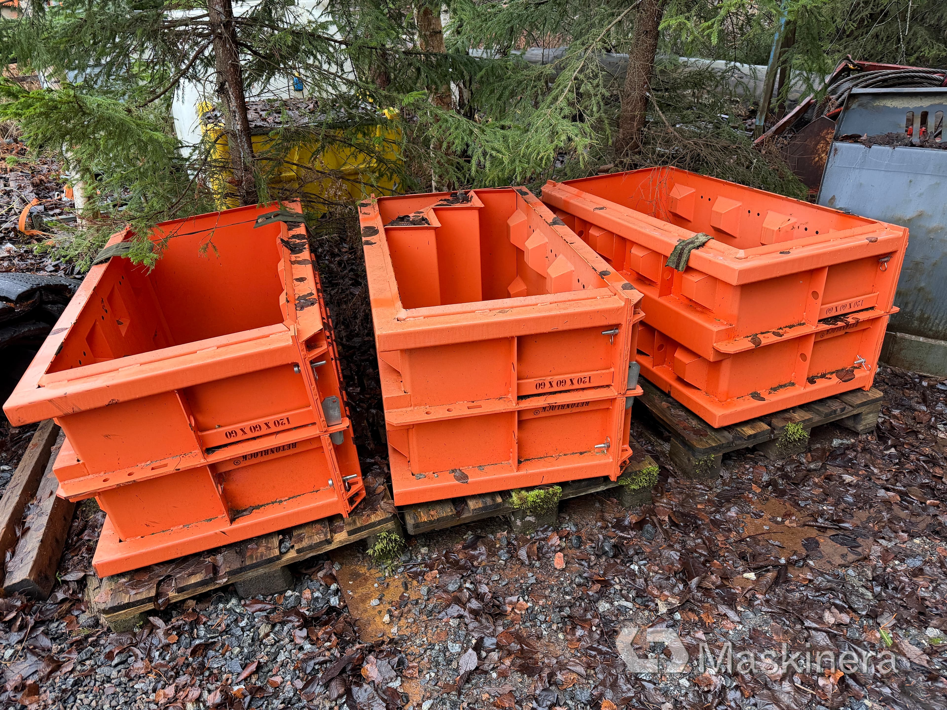 Betongblocksform 120x60x60 3st