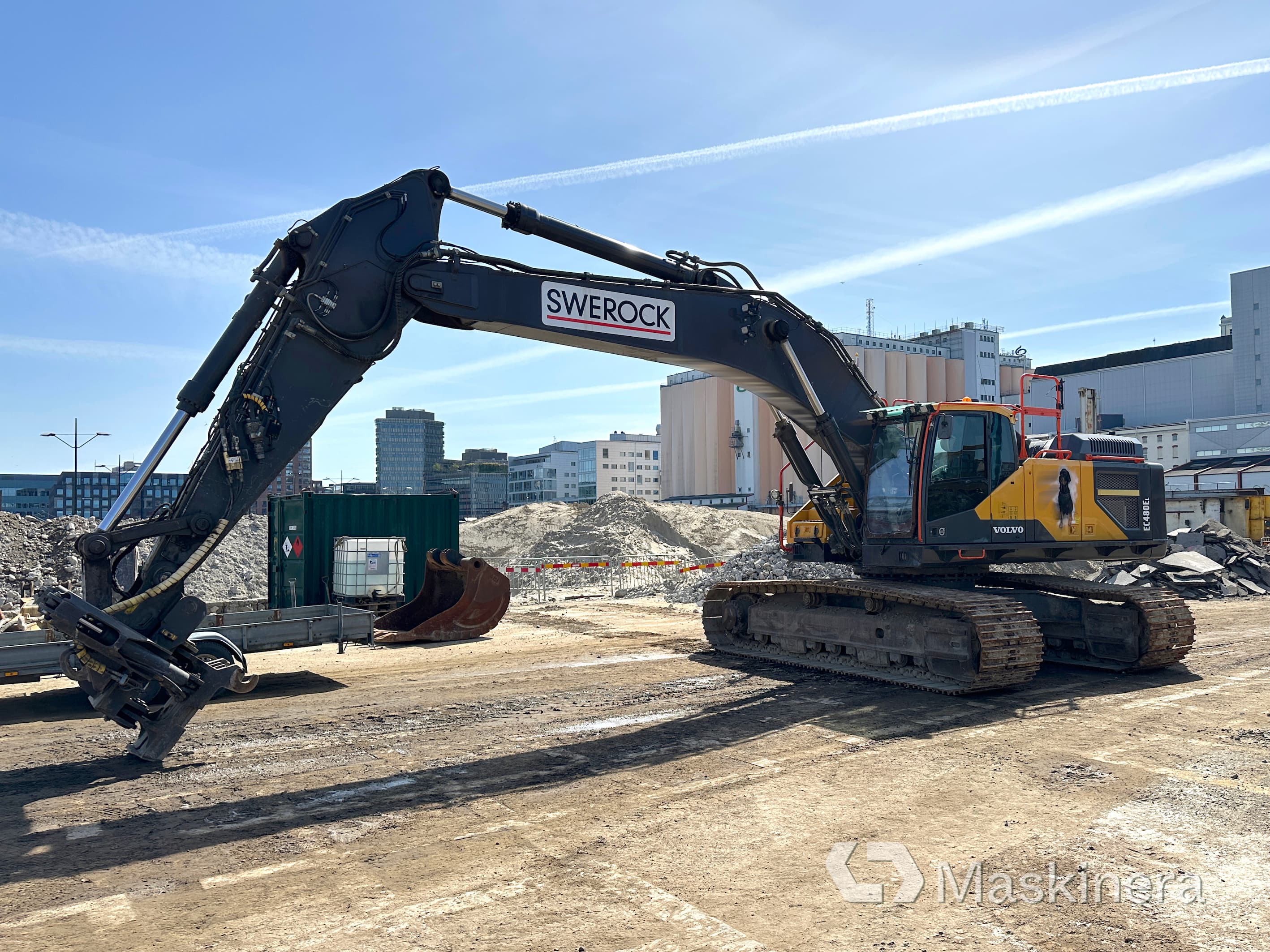 Grävmaskin Volvo EC480EL + grävsystem