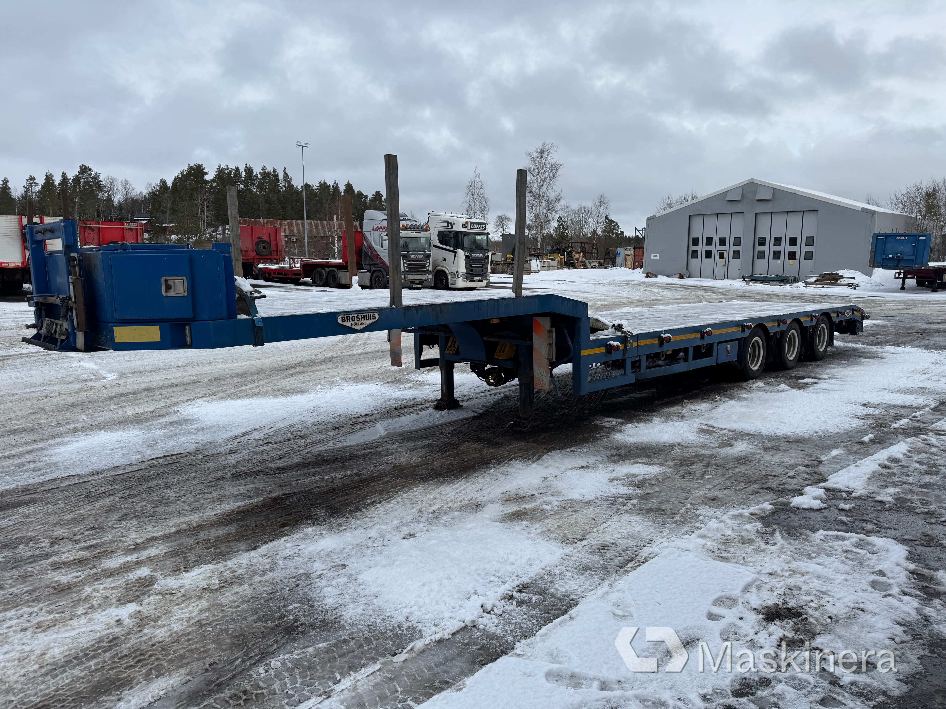 Maskintrailer Broshuis E-2190/27