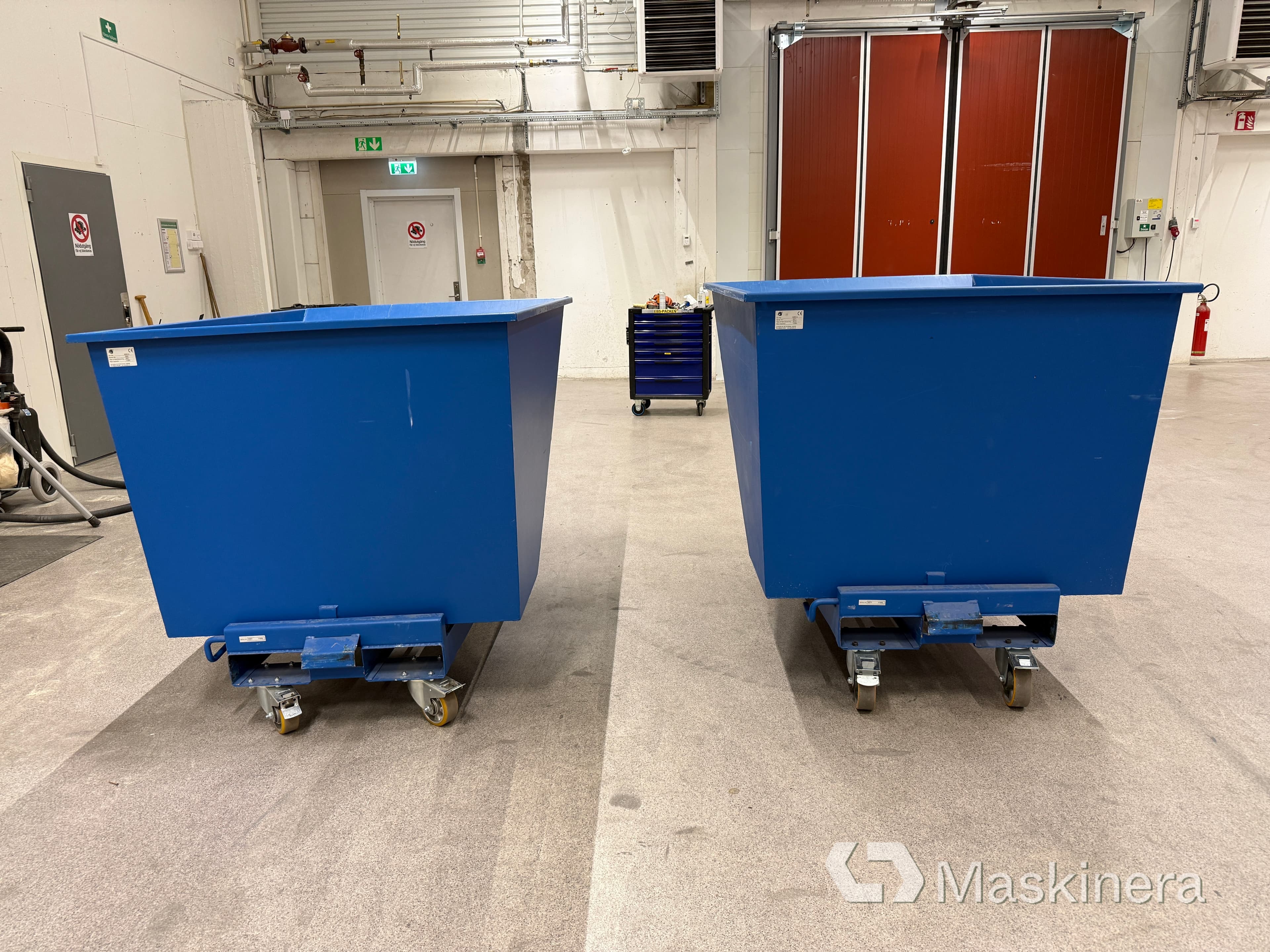 Tippcontainer 1100 liter (2st)