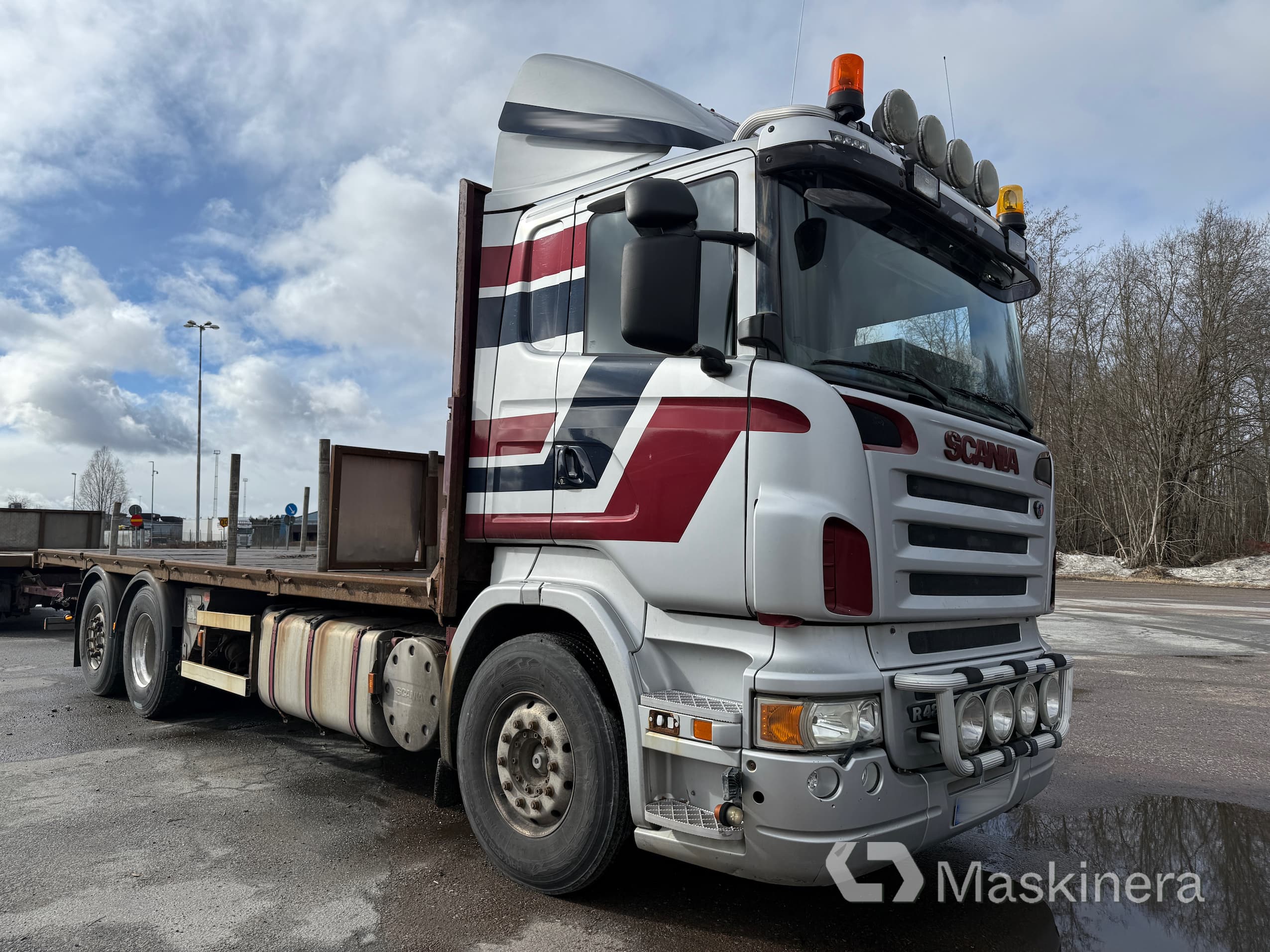 Flaklastbil Scania R480 6X2