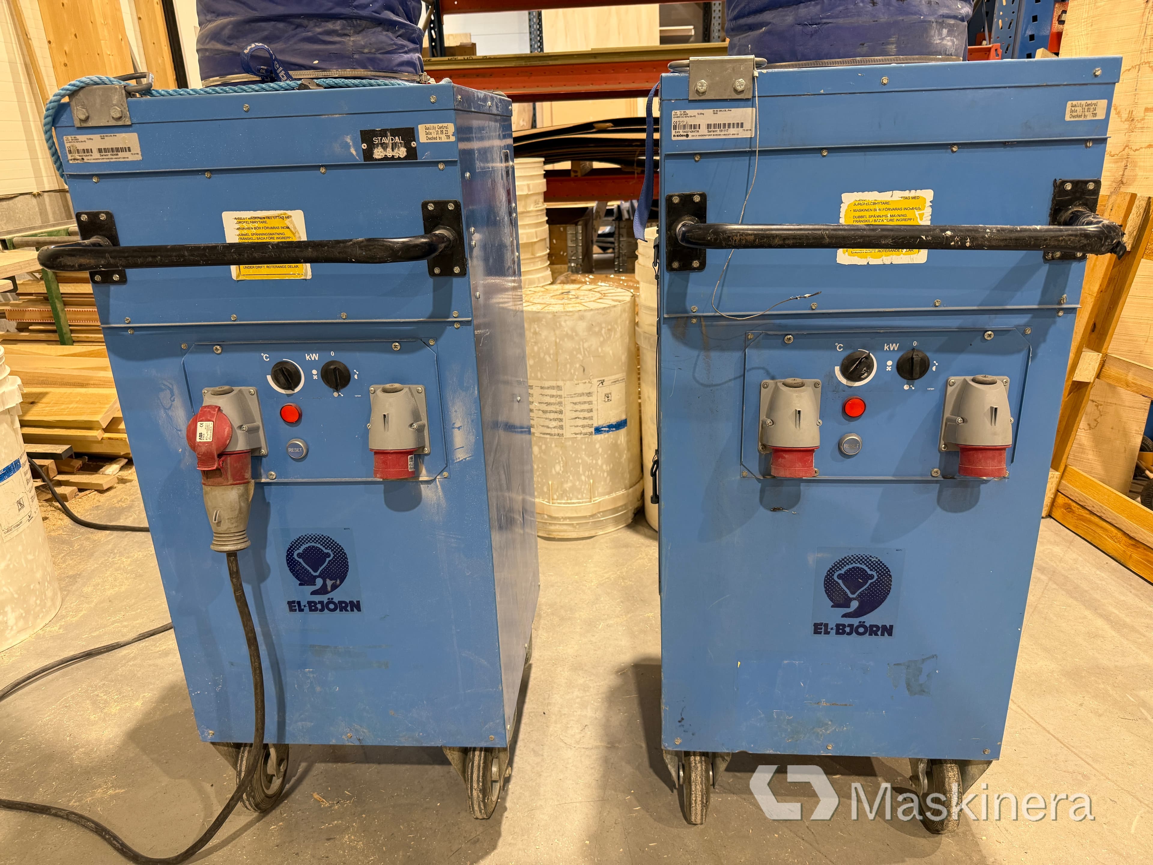 Varmluftsfläktar El-Björn TF 18 EL (2st)