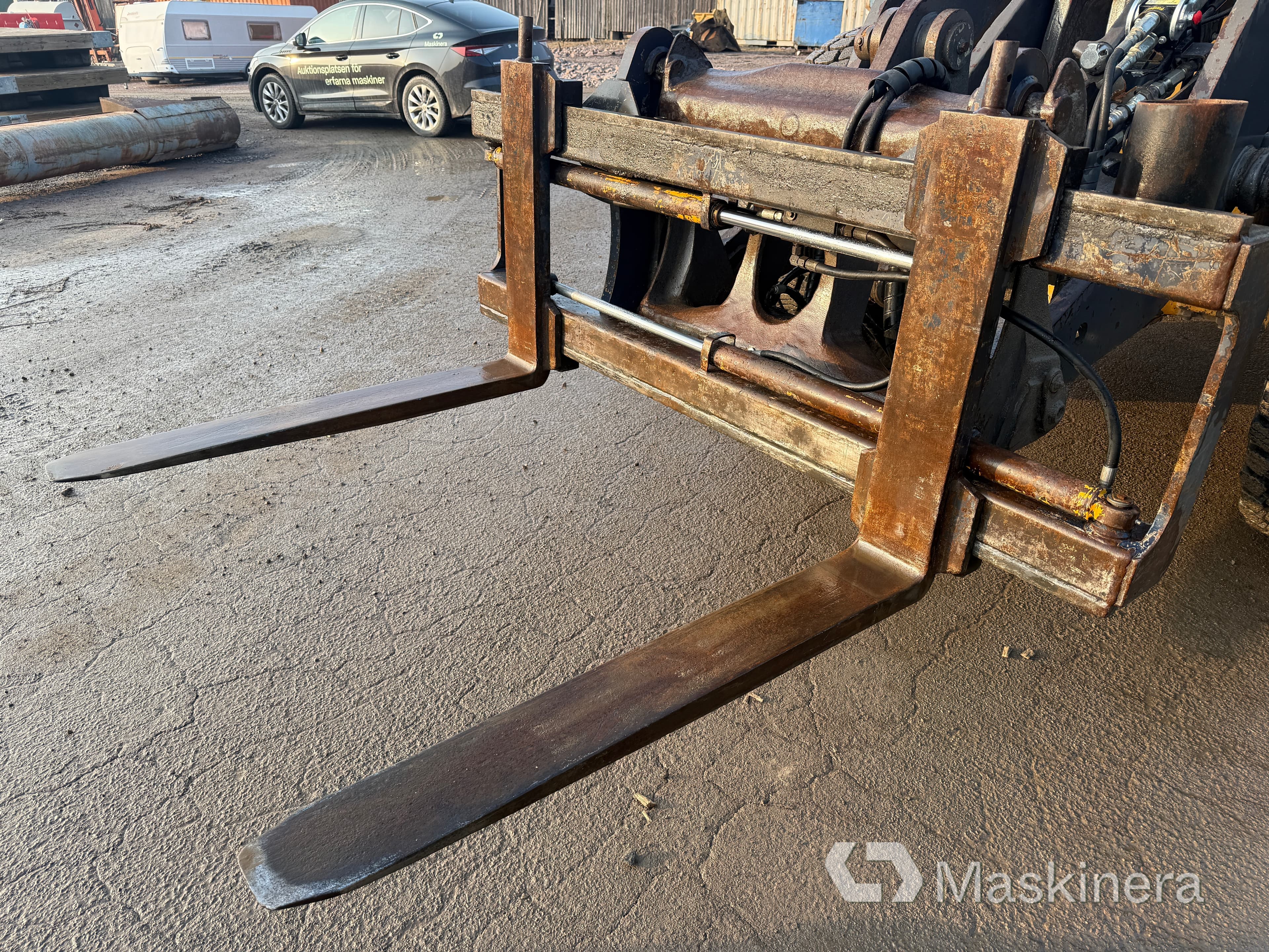 Gaffelställ med förlängningsgafflar