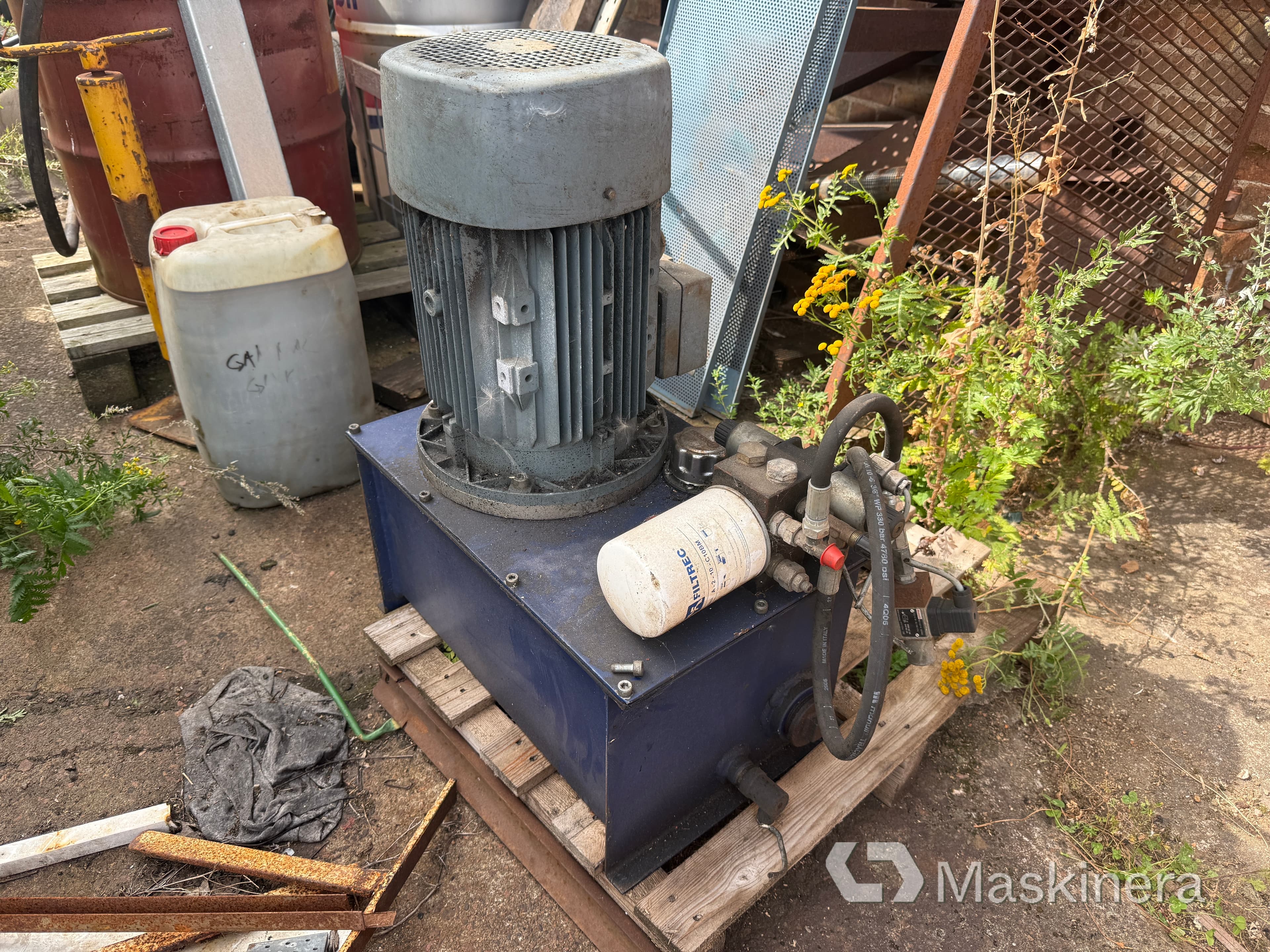 Hydraulaggregat 5,5 kW VEM elmotor