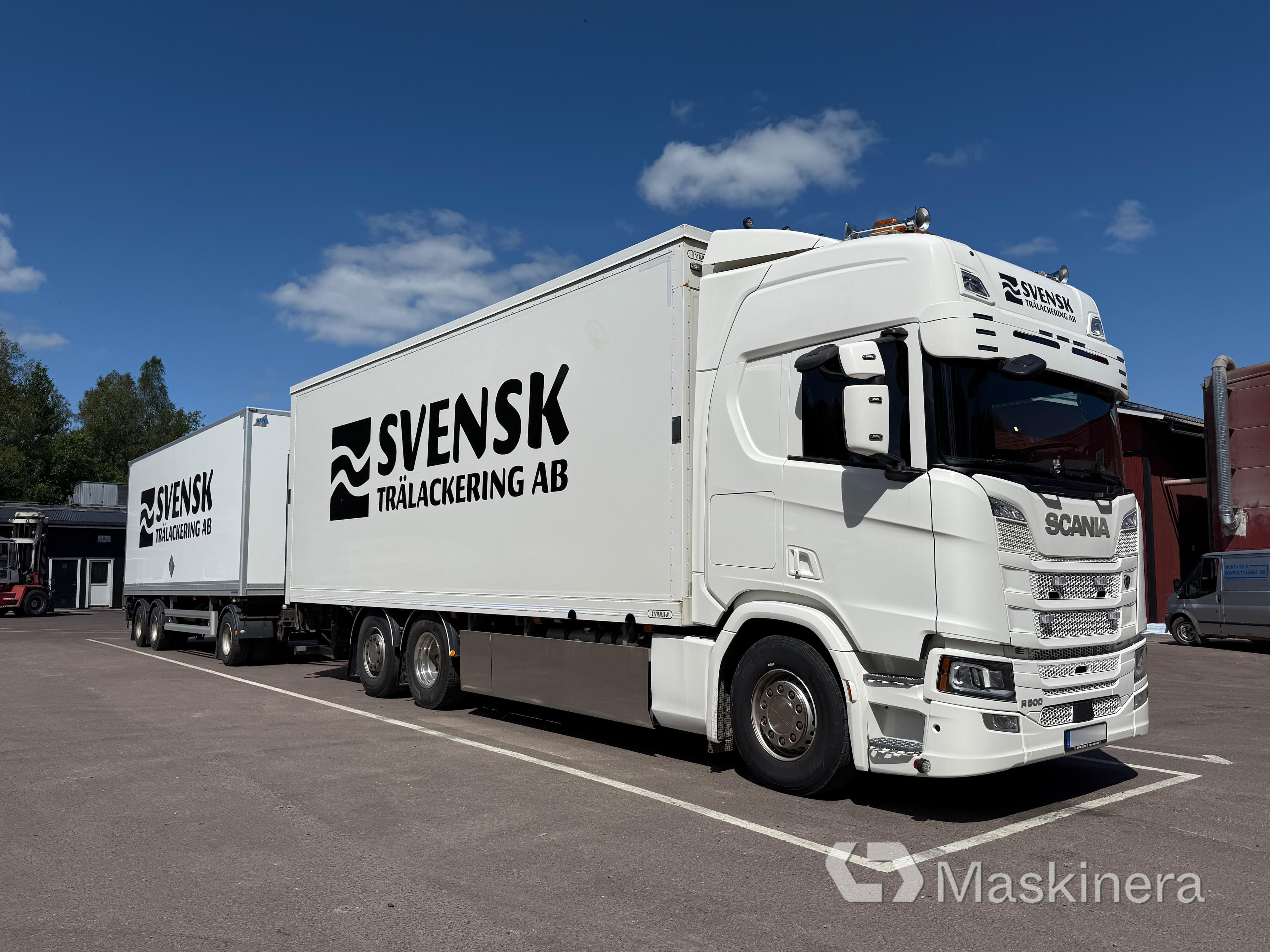 Skåpekipage Scania R500 med kran