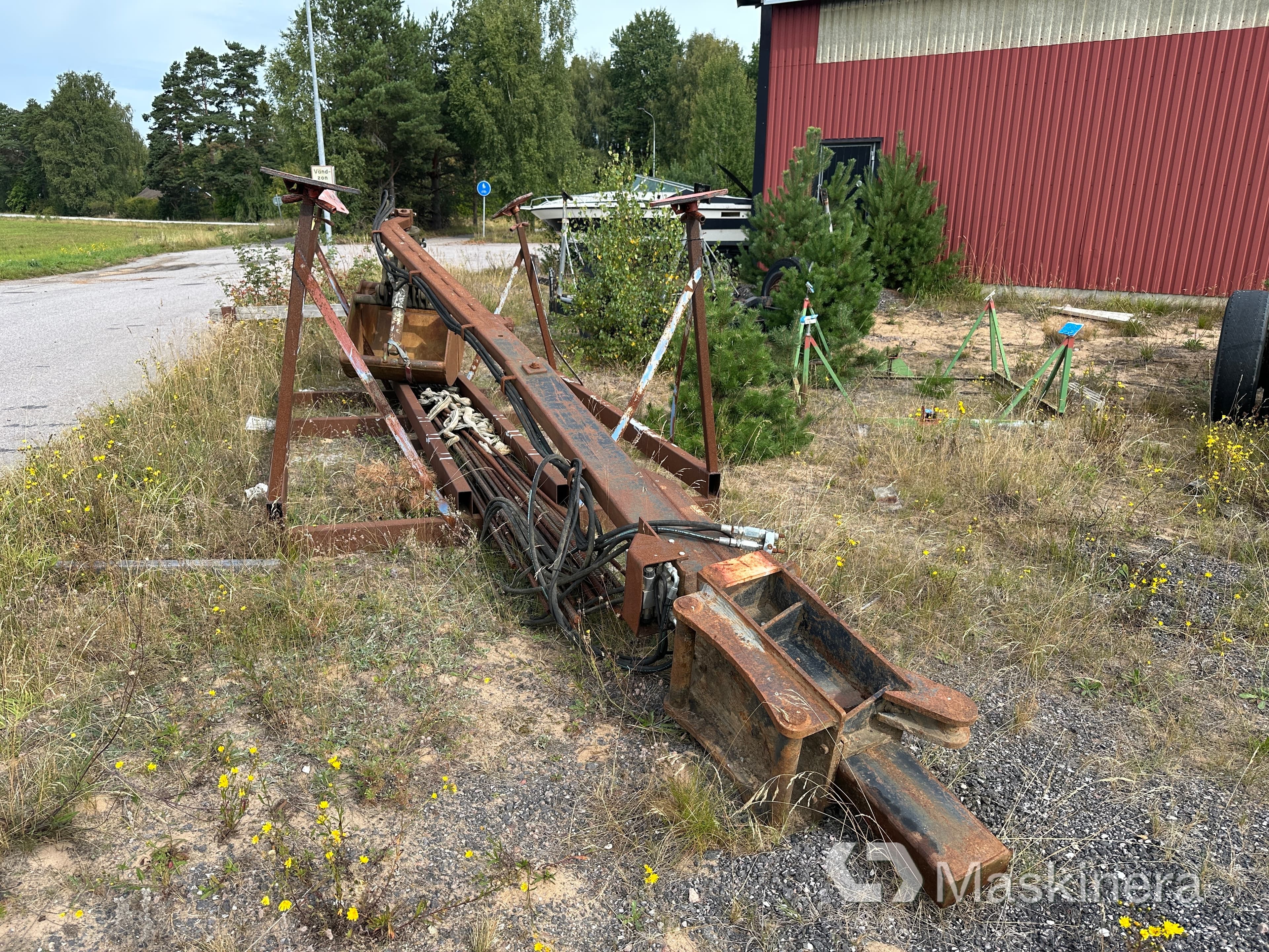 Gripskopa På Förlängningsarm