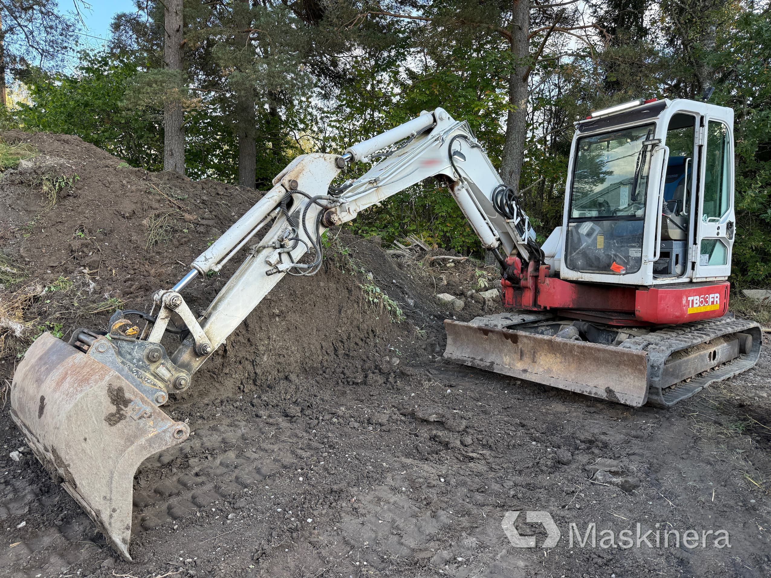Grävmaskin Takeuchi Take-Job TB53FR ink redskap