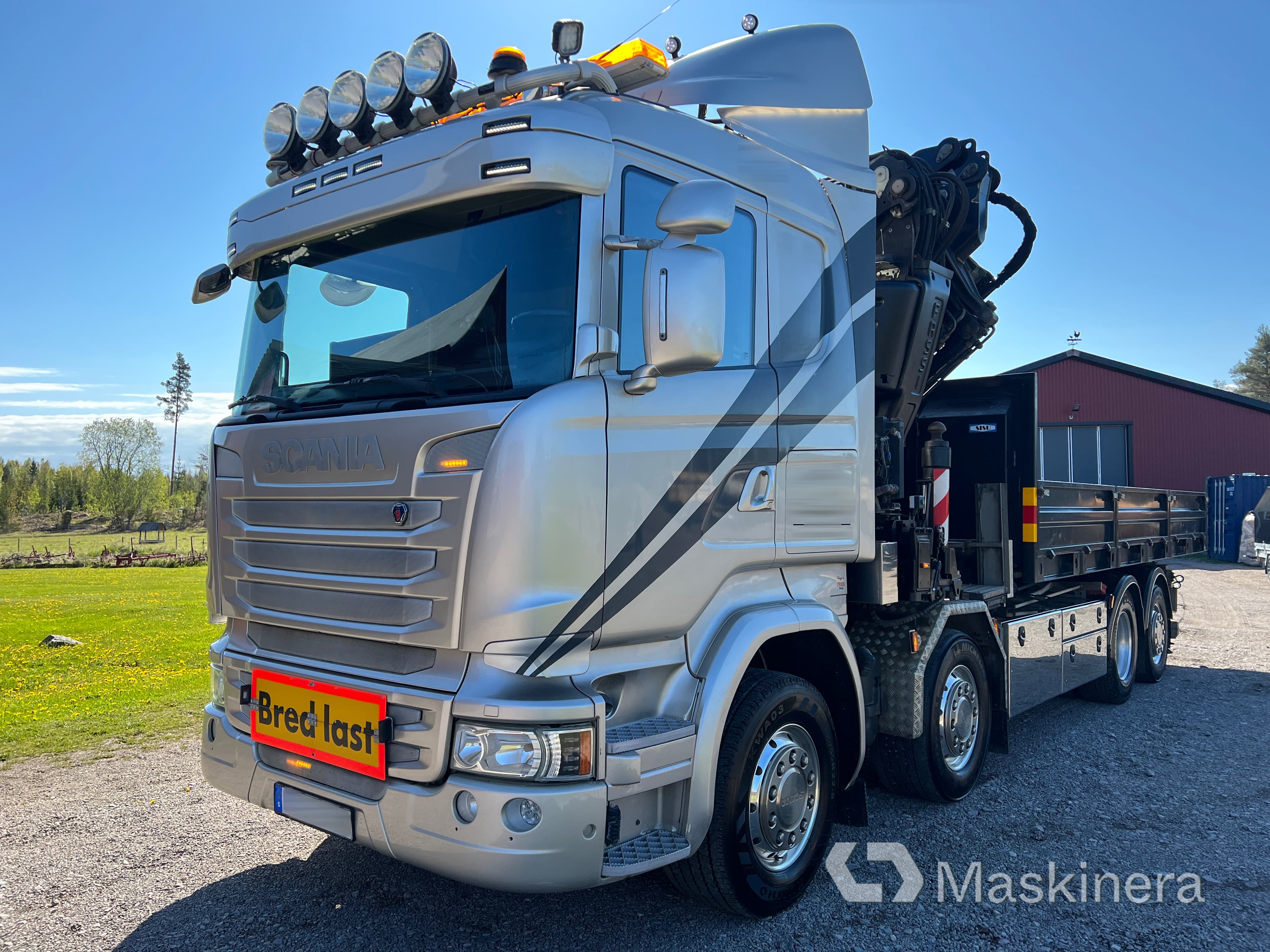 Kranväxlare Scania R450 Fassi F660RA.2.26 med jibb