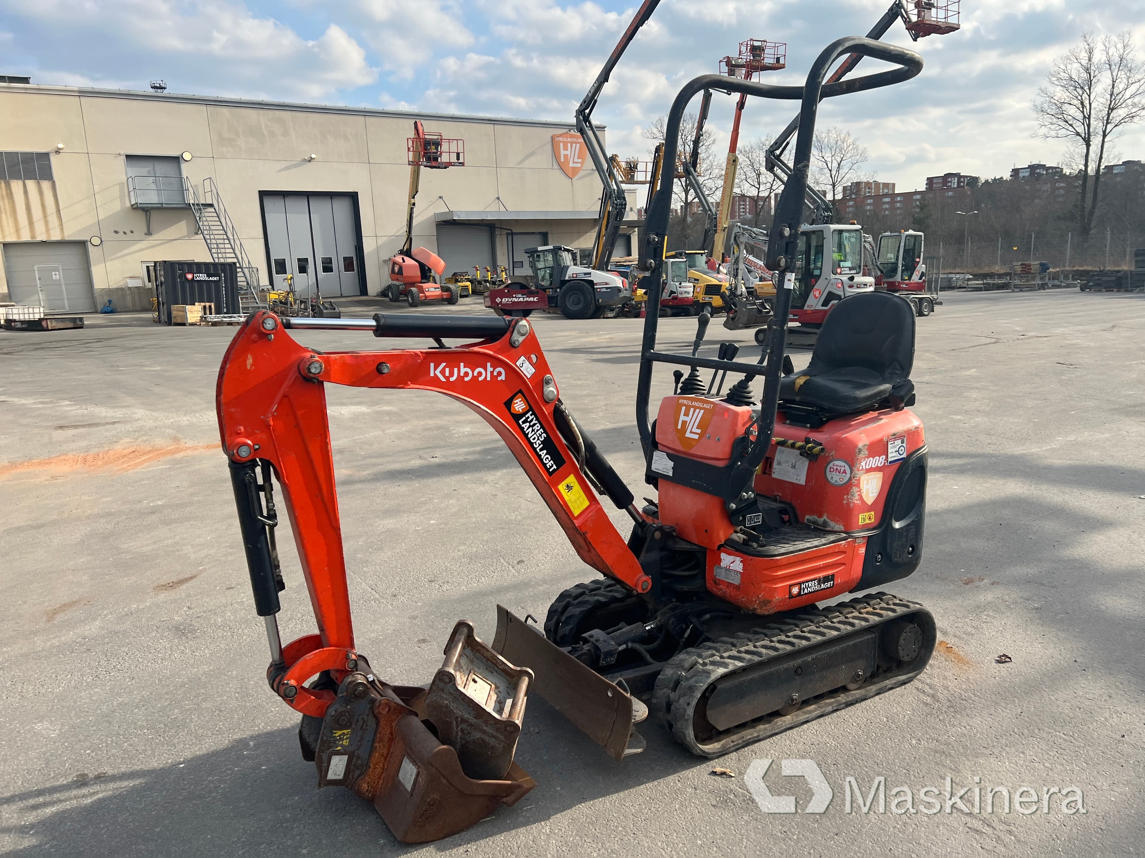 Minigrävare Kubota K008-3