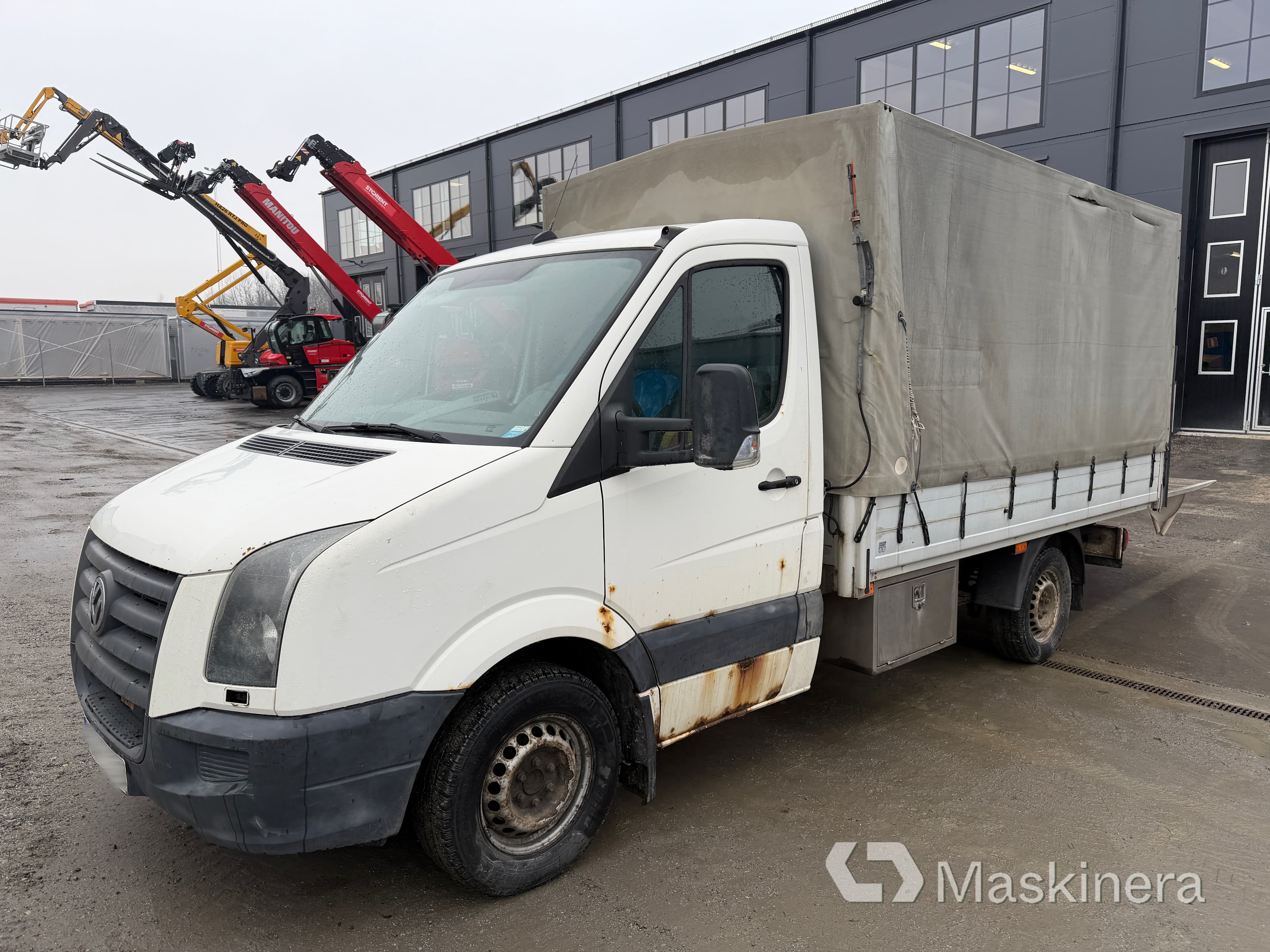 Lättlastbil Volkswagen Crafter 35 med kapell