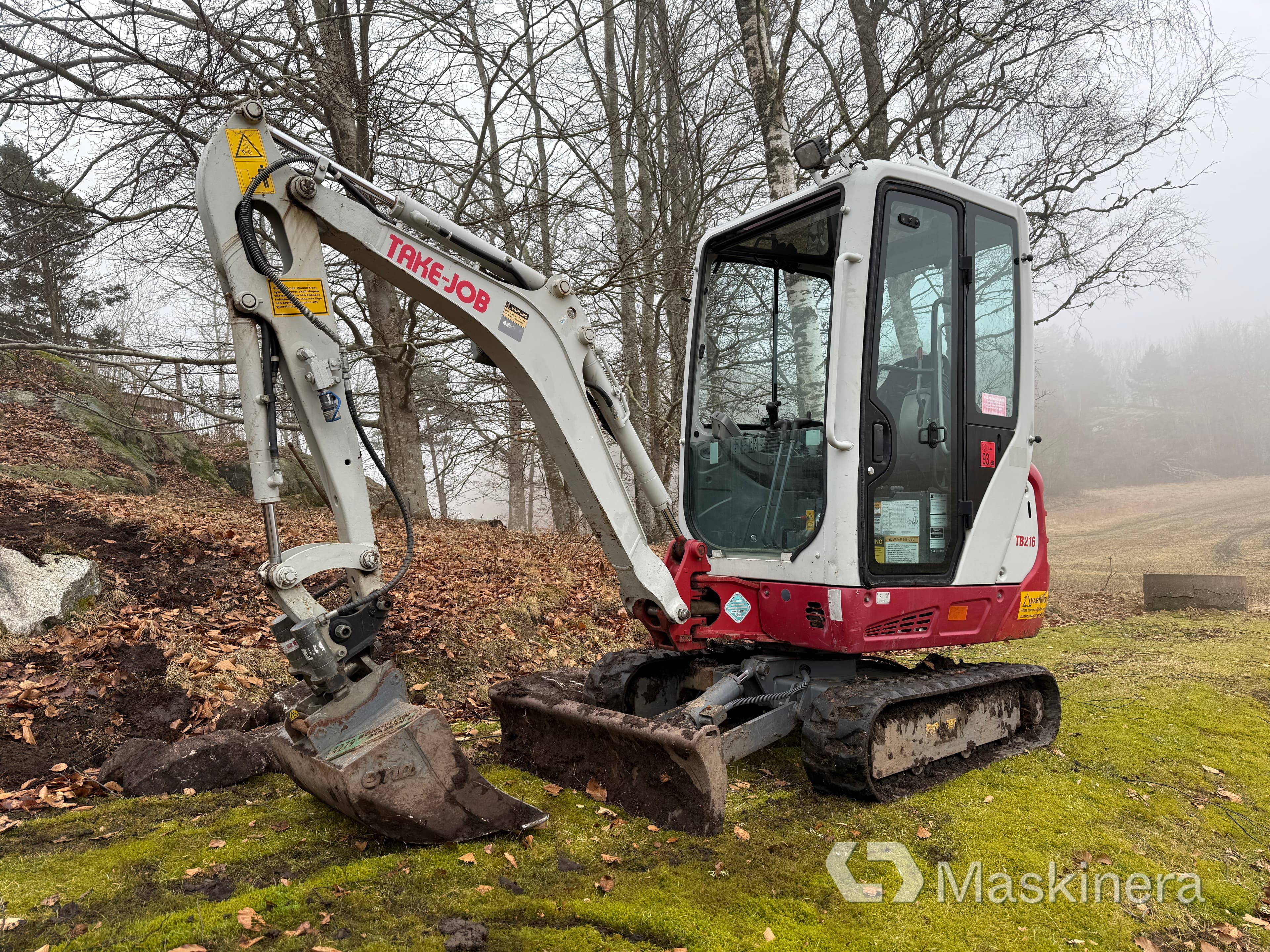 Maskinpaket Takejob TB216 / Yanmar C08 / Iforwillams