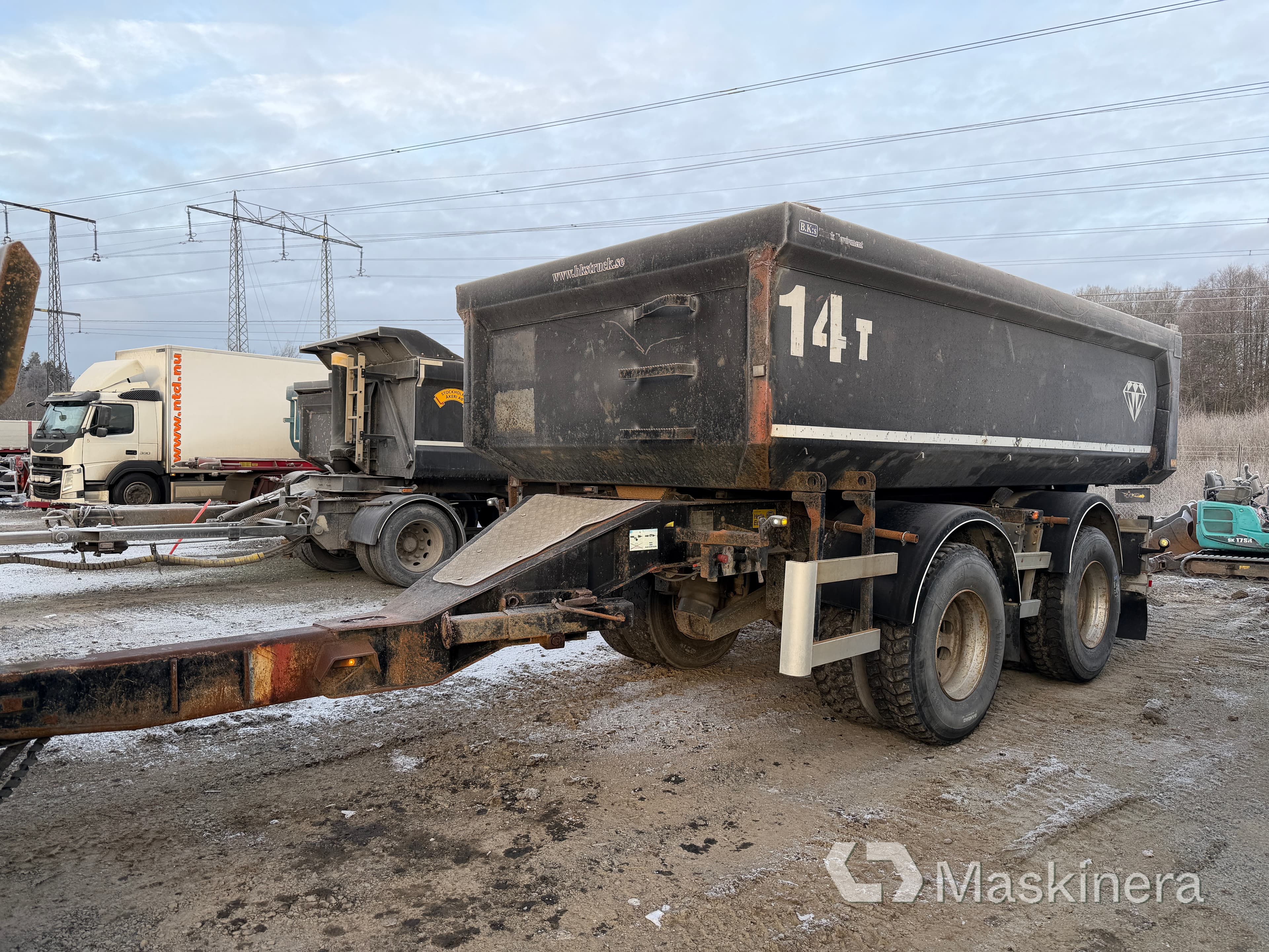 Släp B.K:S 12-20 med tipp