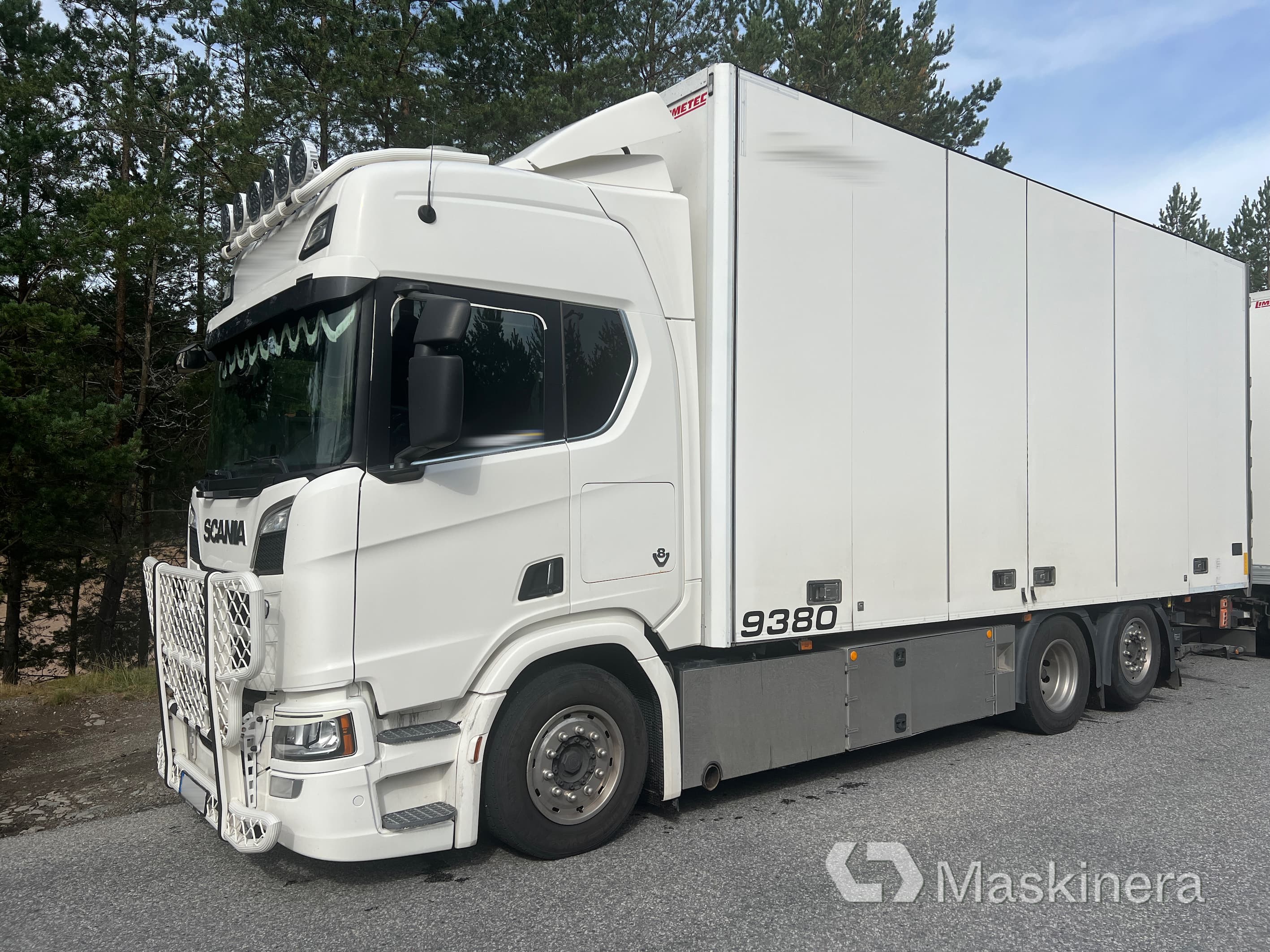 Fjärrbil Scania R580 med öppningsbar sida