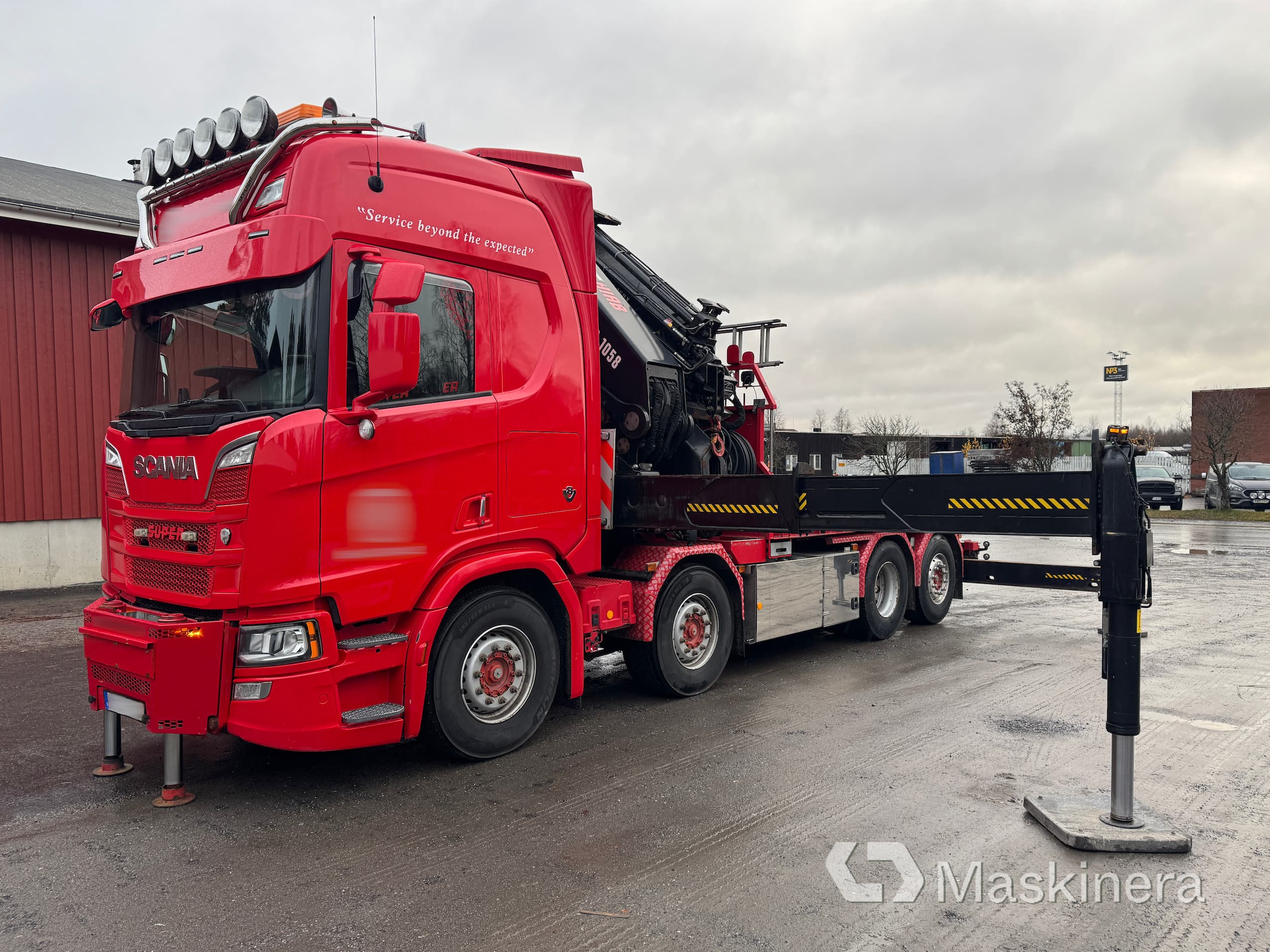 Kranbil Scania R520