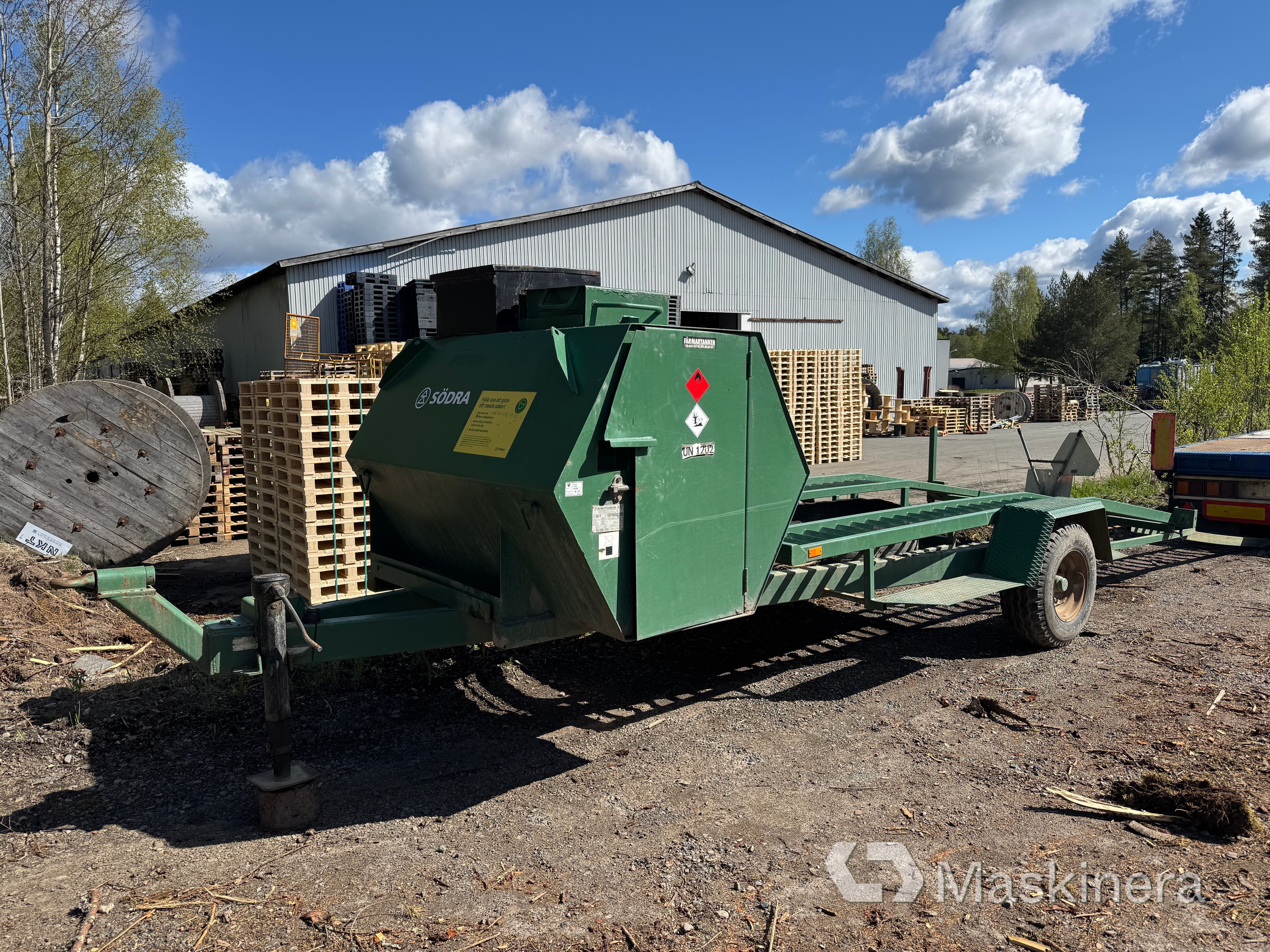 Transportvagn med dieseltank