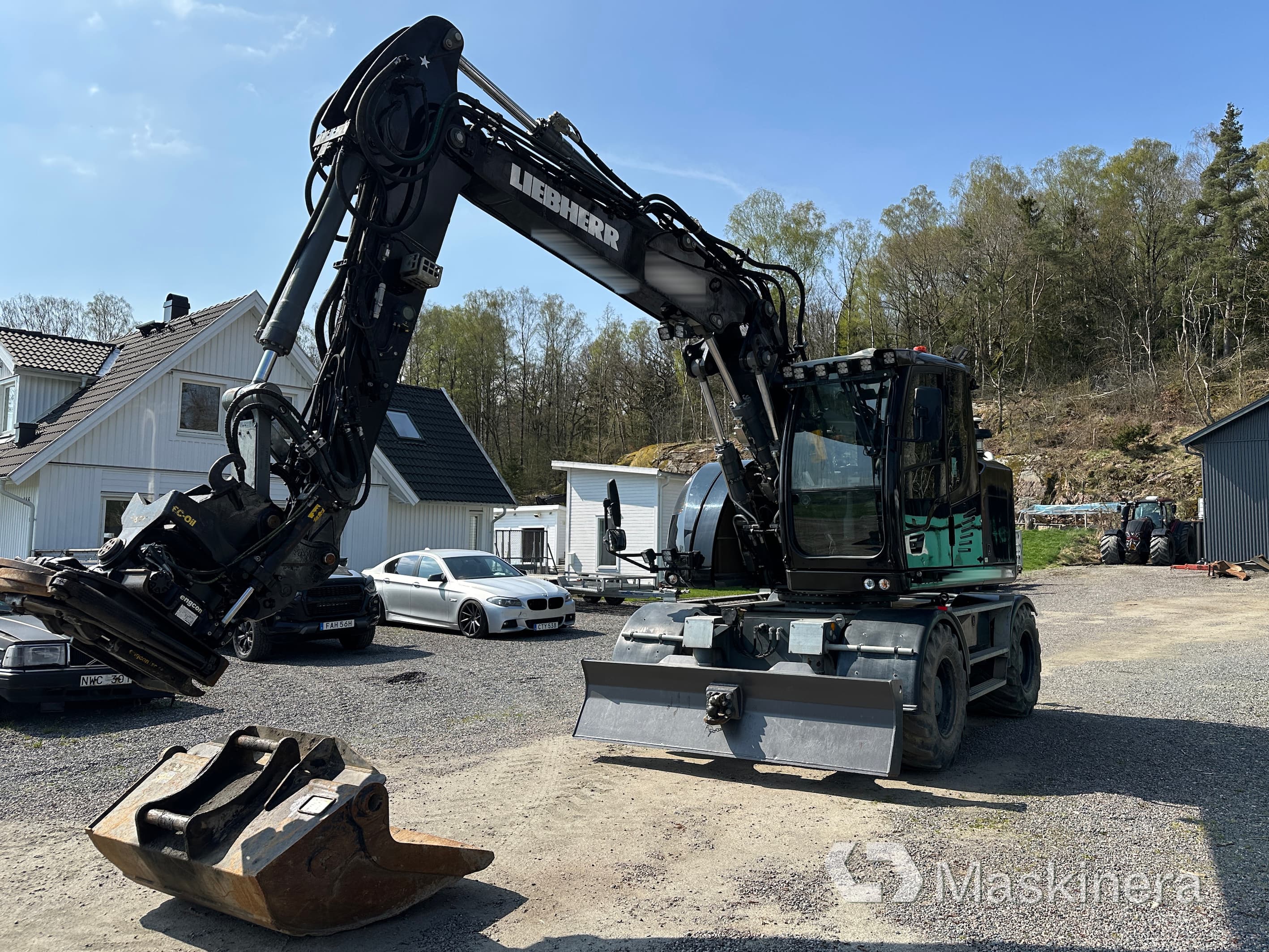 Hjulgrävare Liebherr A914 Compact med grävsystem