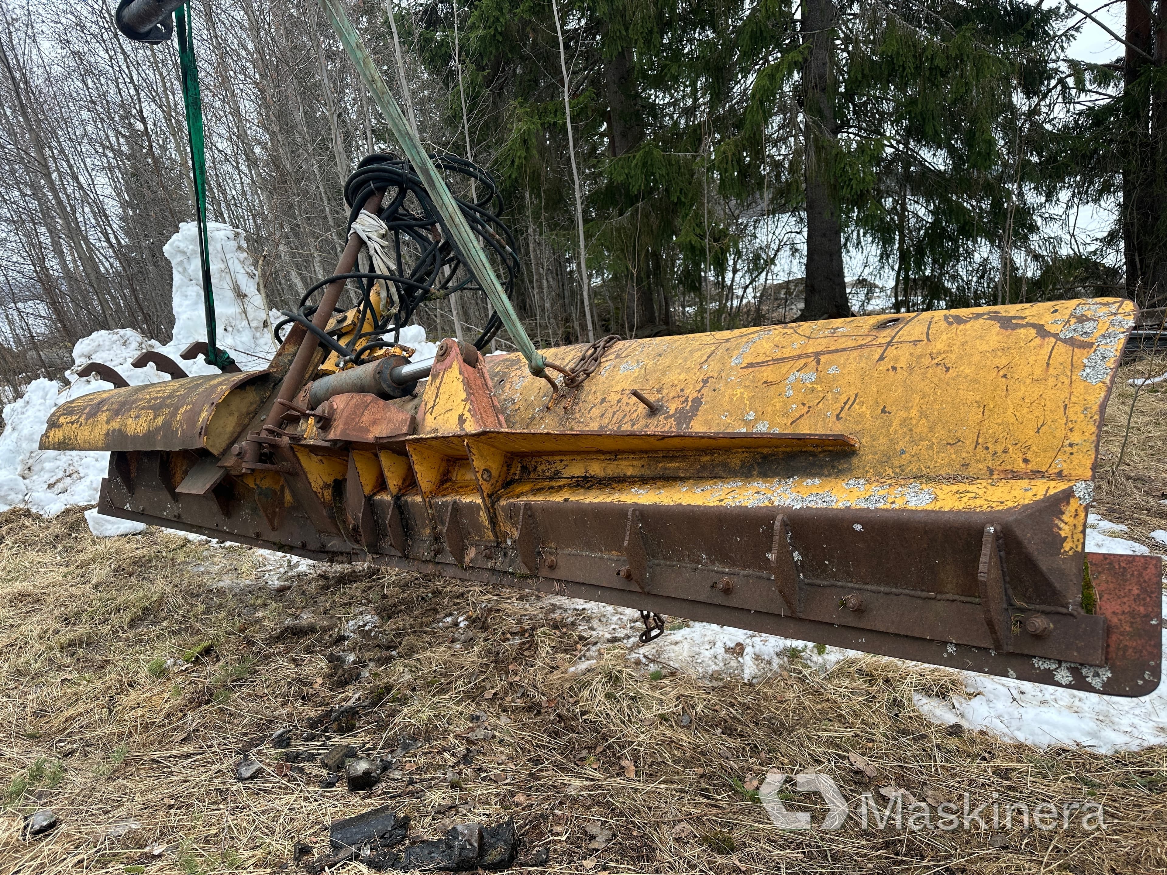 Förlängningsblad väghyvel