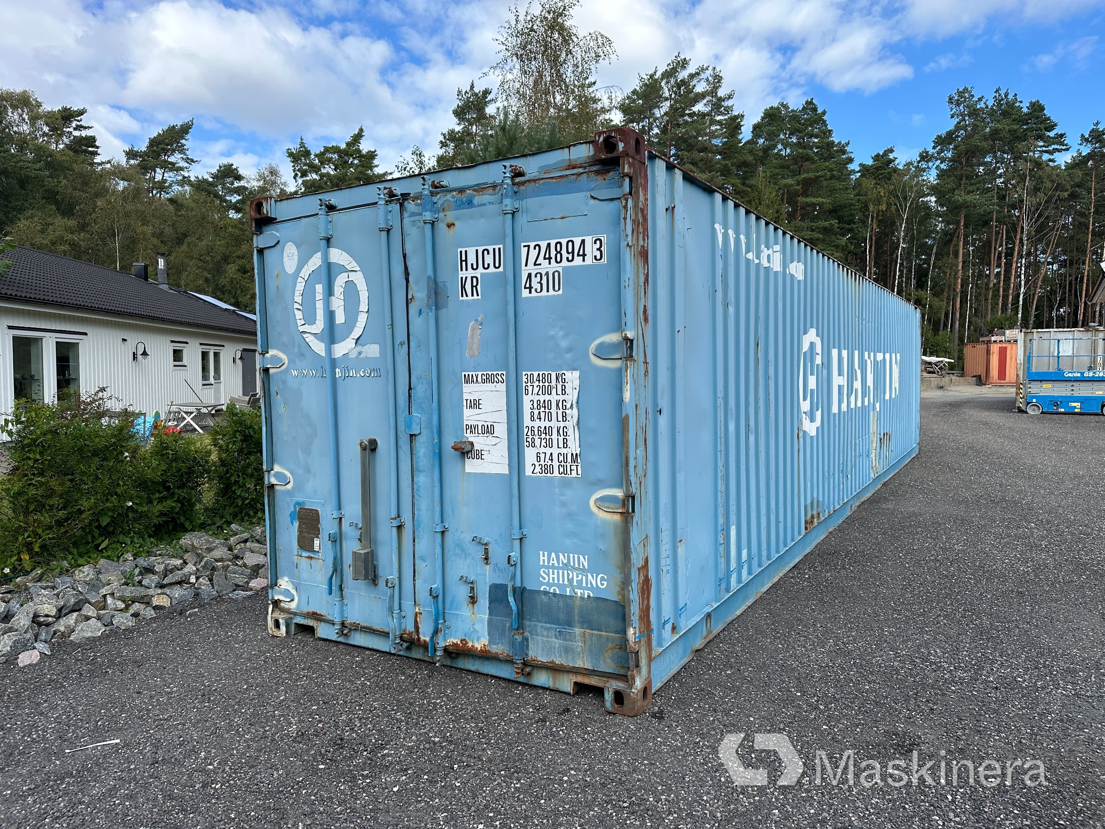 Container 40’ Sjöcontainer